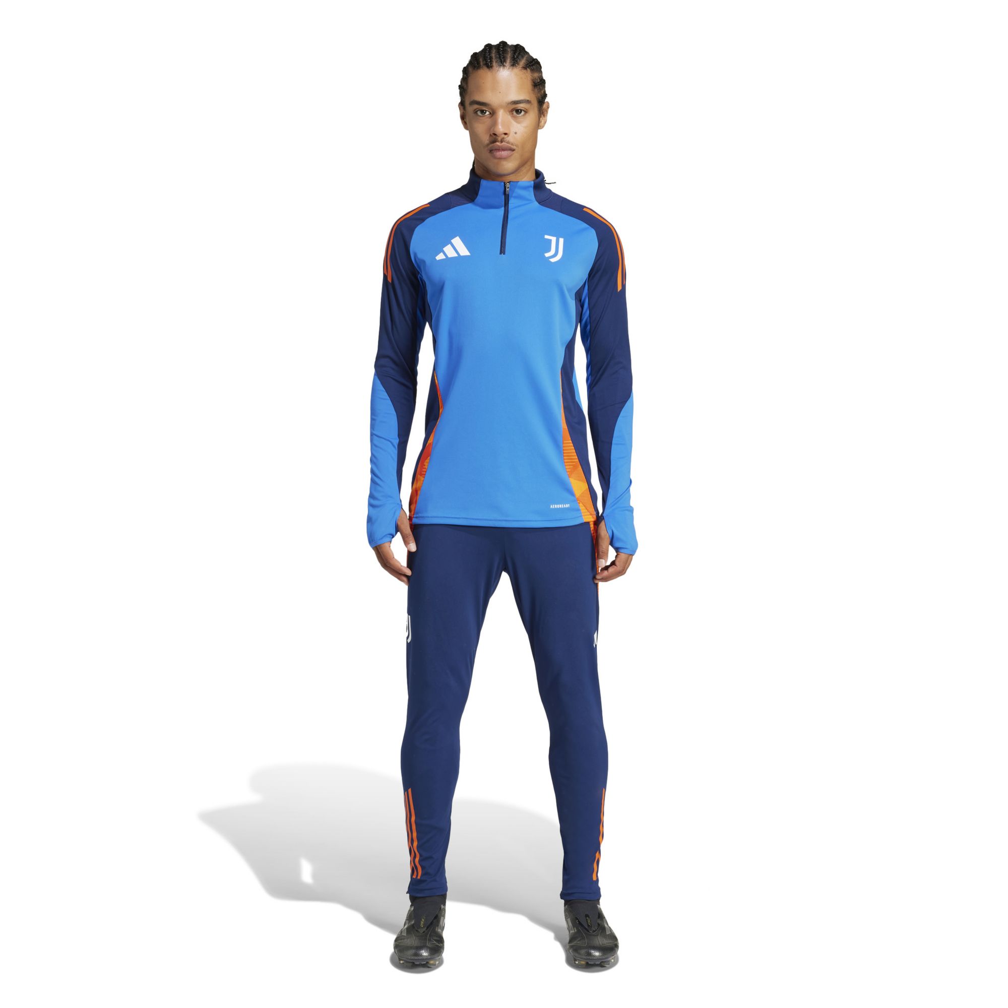 adidas Men's Juventus 2024 Blue Quarter-Zip Shirt product image