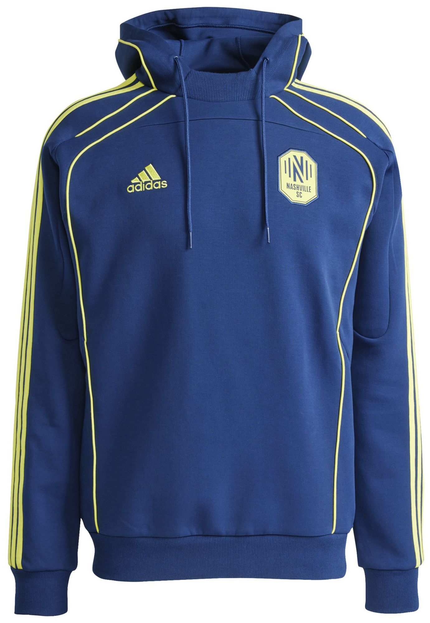 adidas Men's Nashville SC 2025 Blue Travel Pullover Hoodie product image