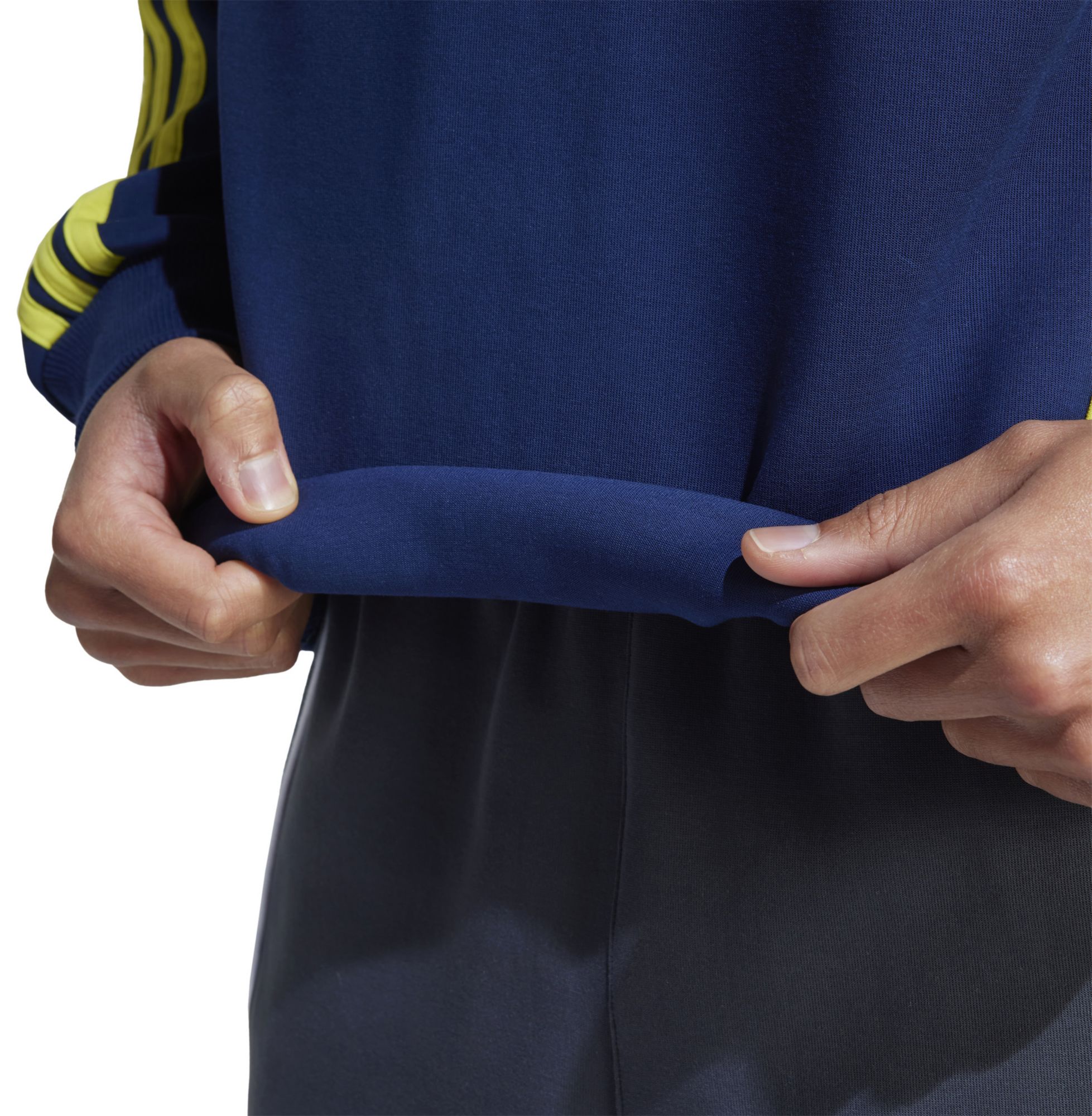 adidas Men's Nashville SC 2025 Blue Travel Pullover Hoodie product image