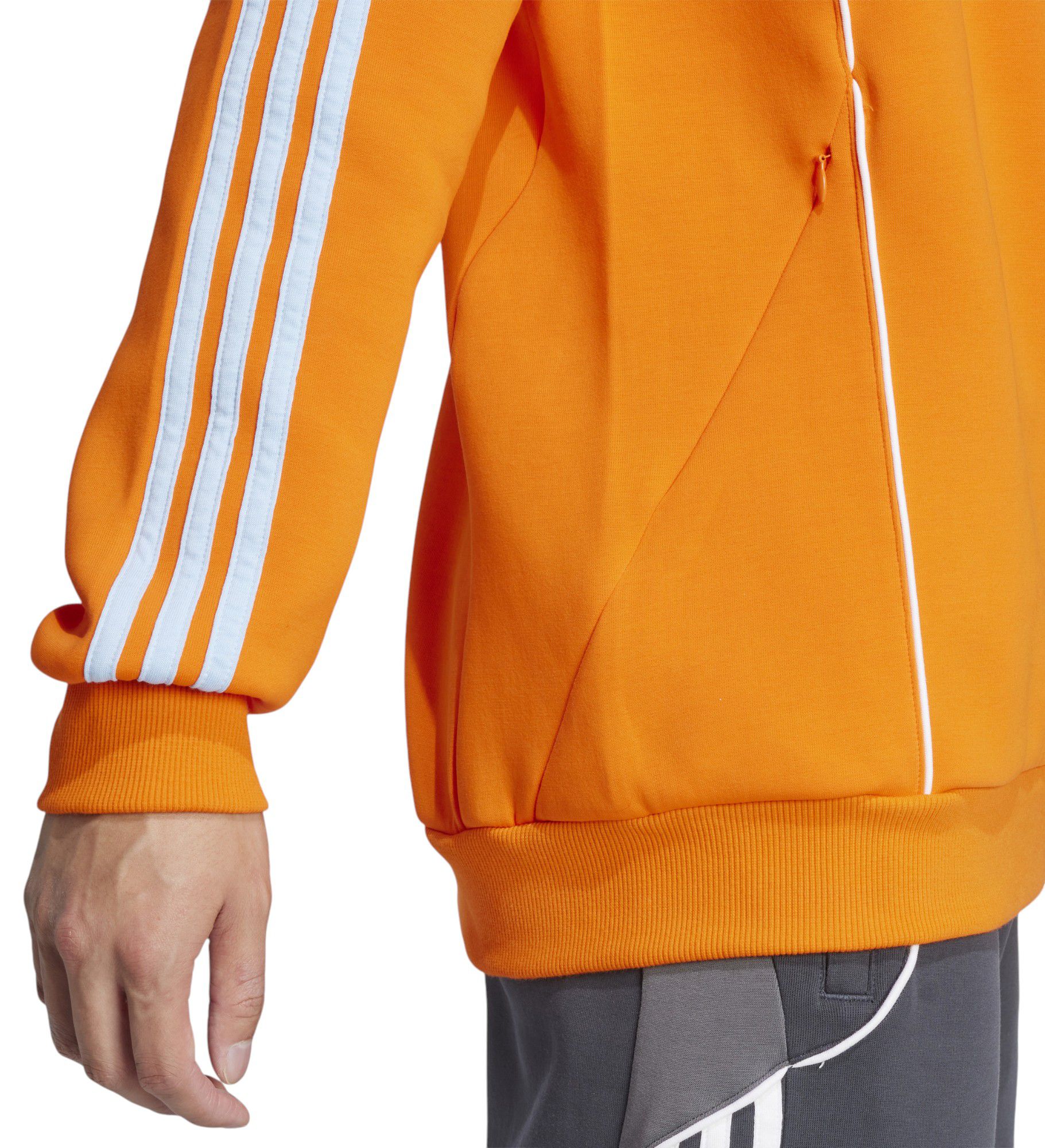 adidas Men's Houston Dynamo 2025 Orange Travel Pullover Hoodie product image