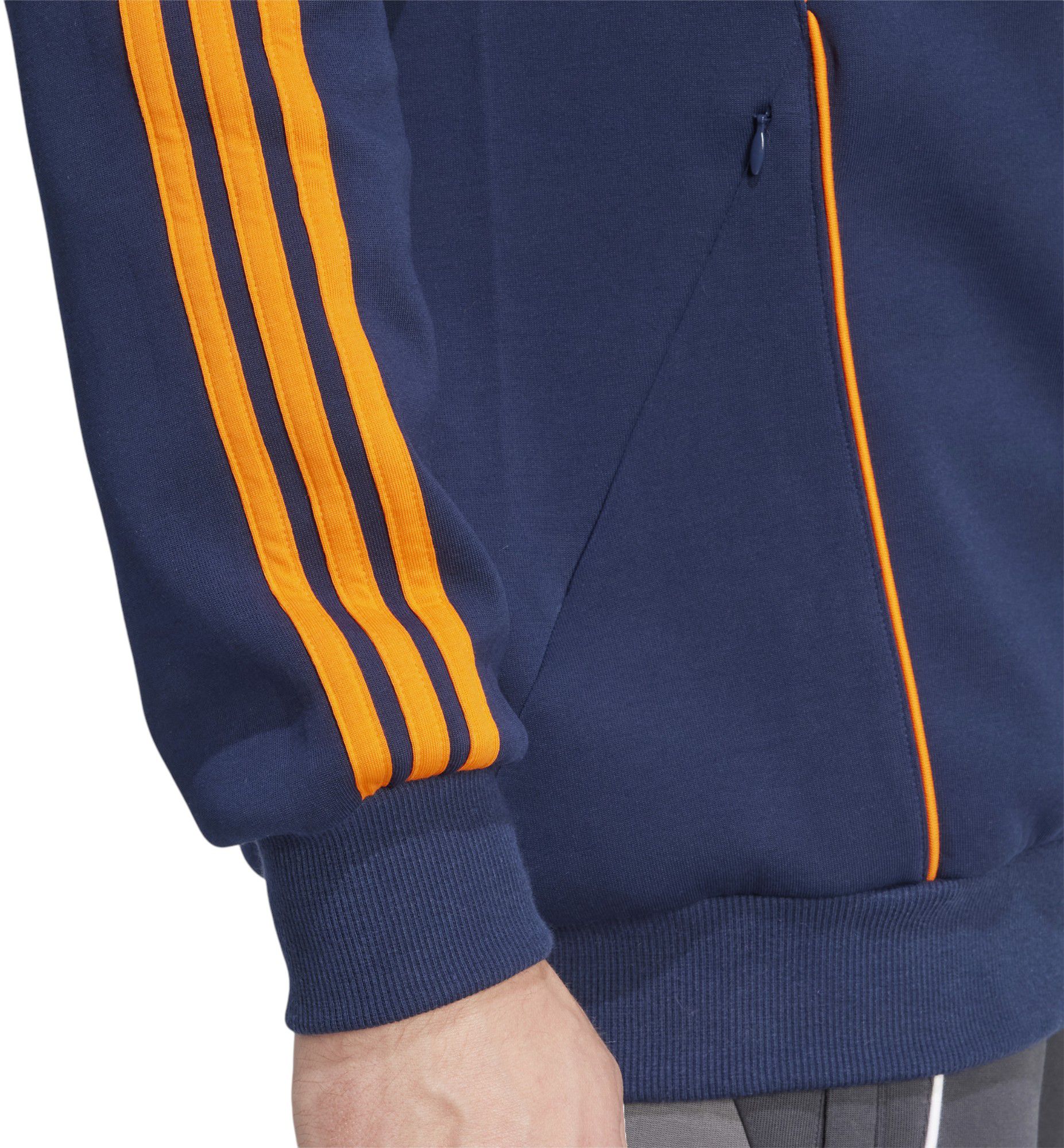 adidas Men's FC Cincinnati 2025 Navy Travel Pullover Hoodie product image