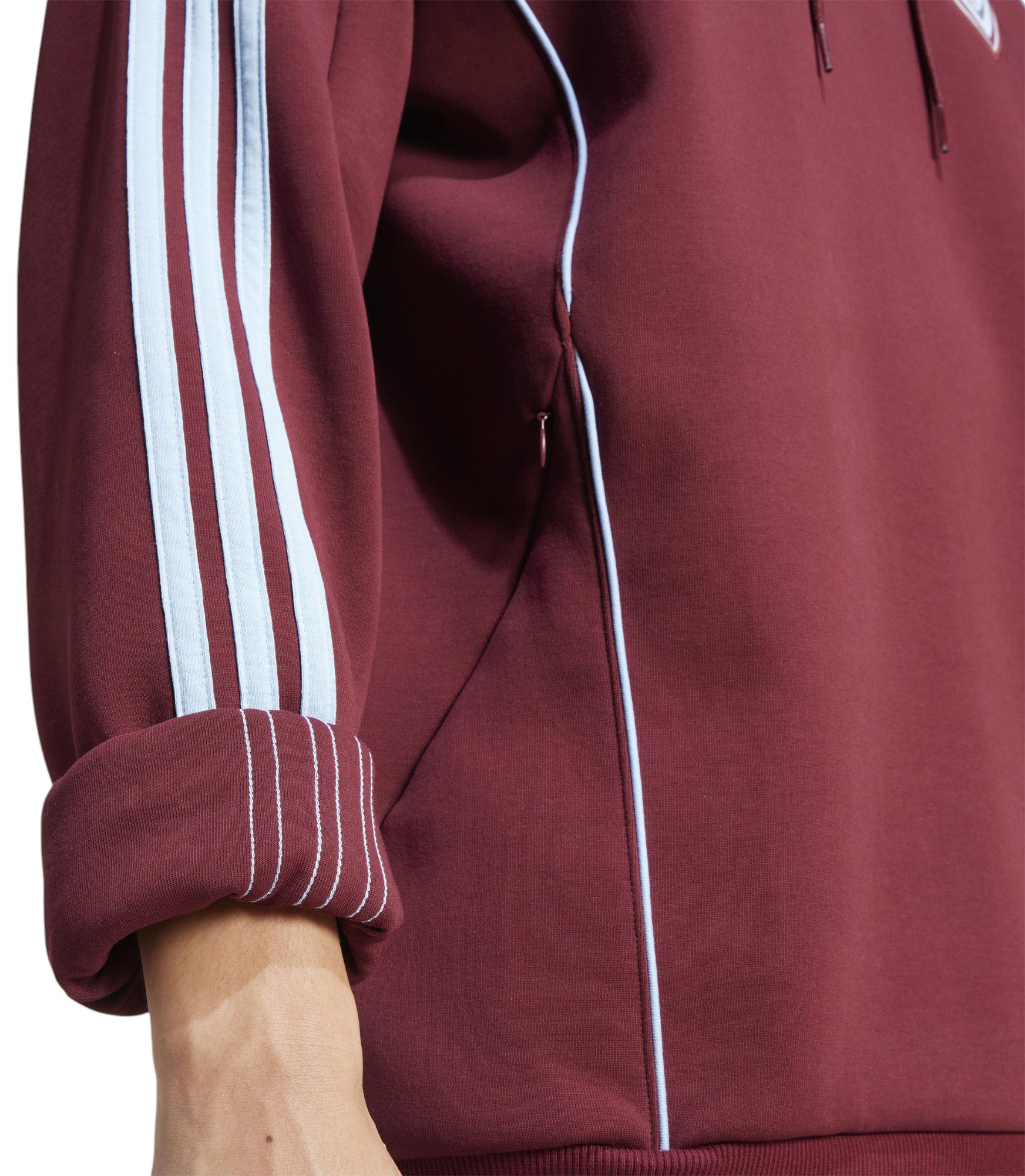 adidas Men's Colorado Rapids 2025 Red Travel Pullover Hoodie product image