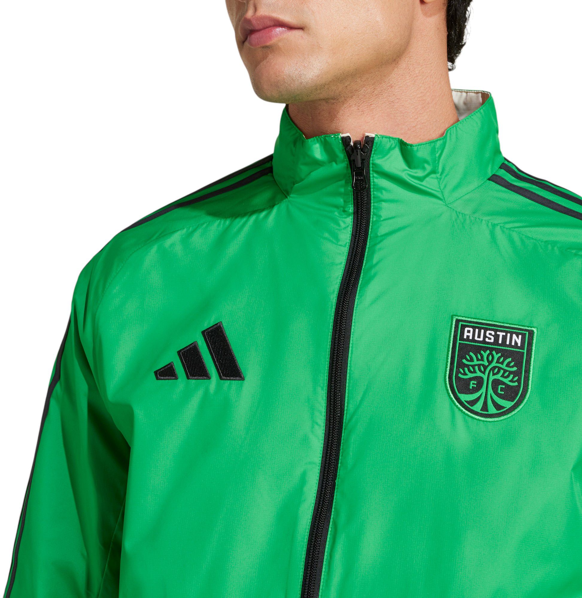 adidas Adult Austin FC 2025 Green Anthem Reversible Jacket product image