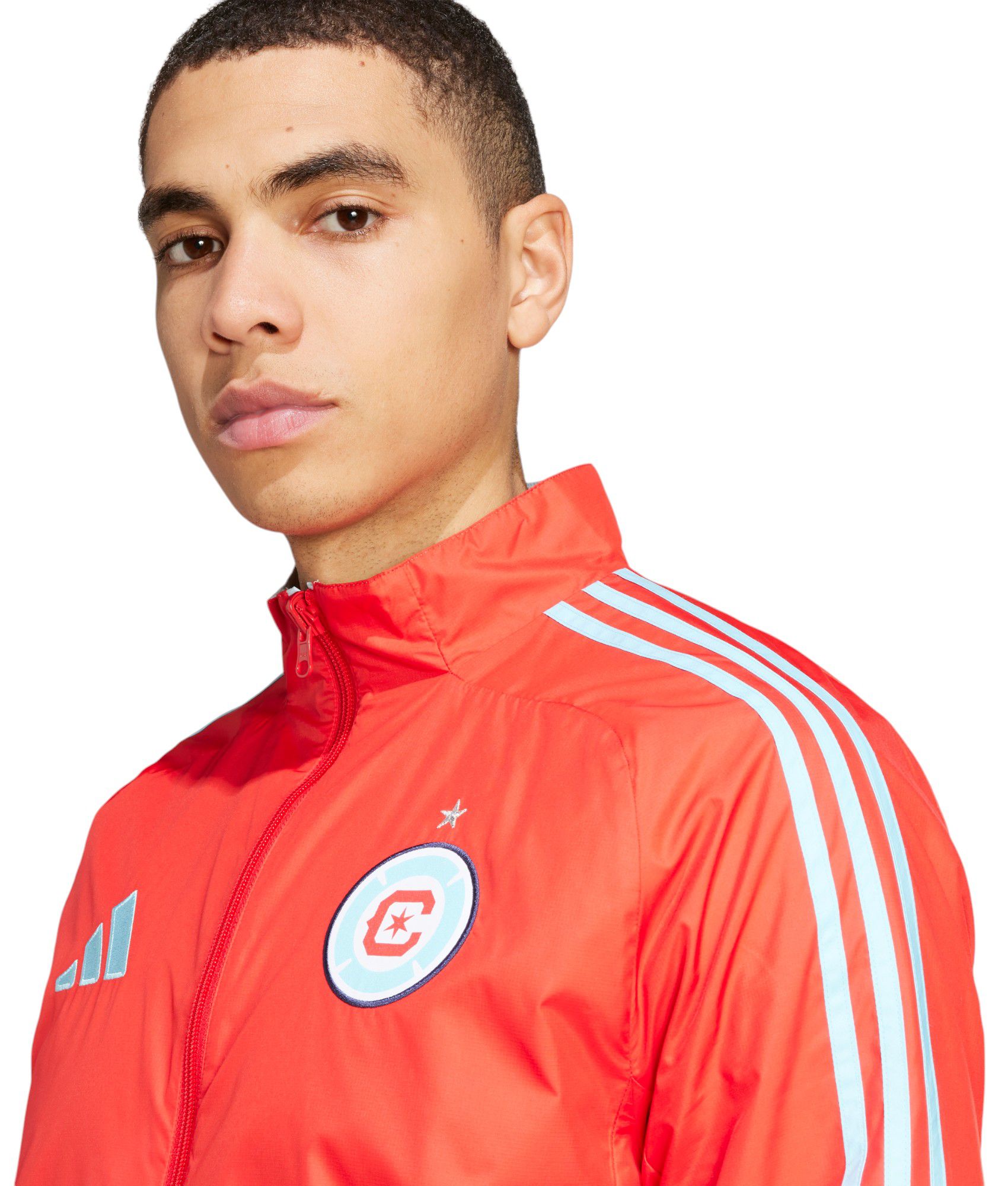 adidas Adult Chicago Fire 2025 Red Anthem Reversible Jacket product image