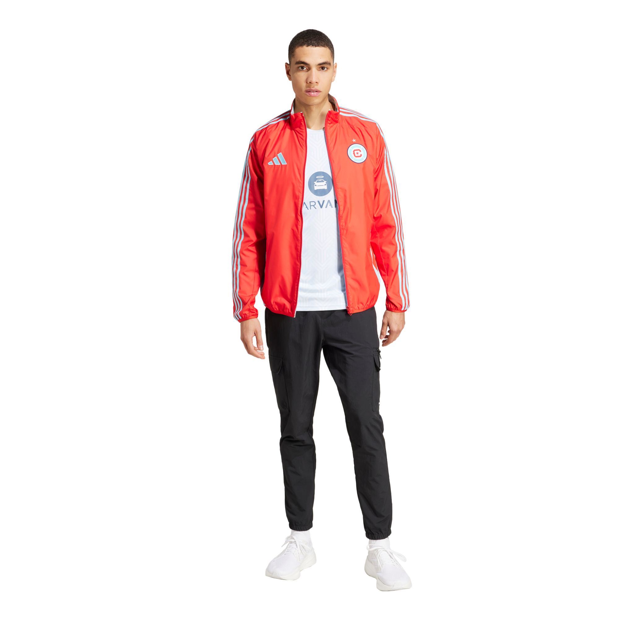 adidas Adult Chicago Fire 2025 Red Anthem Reversible Jacket product image