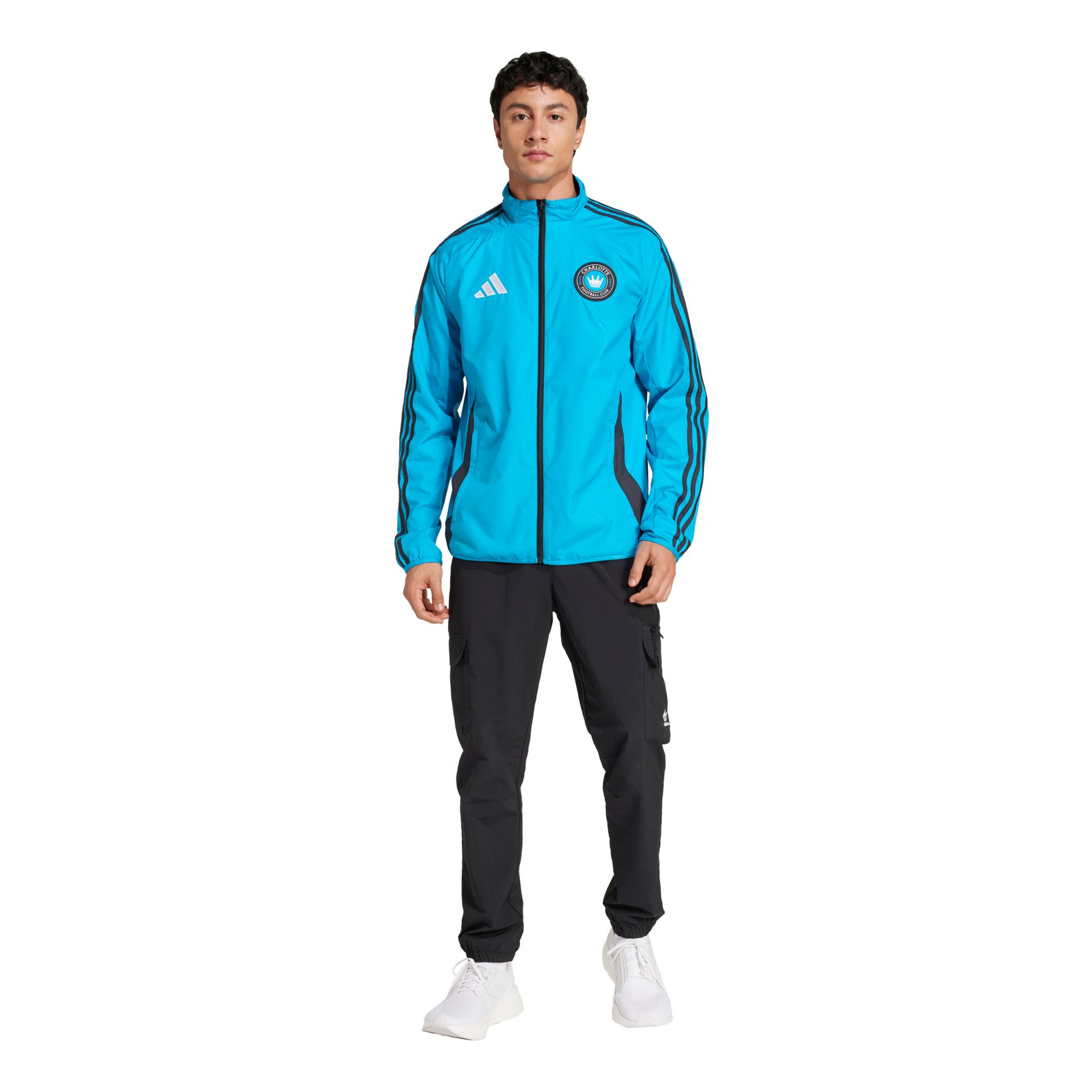 adidas Adult Charlotte FC 2025 Blue Anthem Reversible Jacket product image