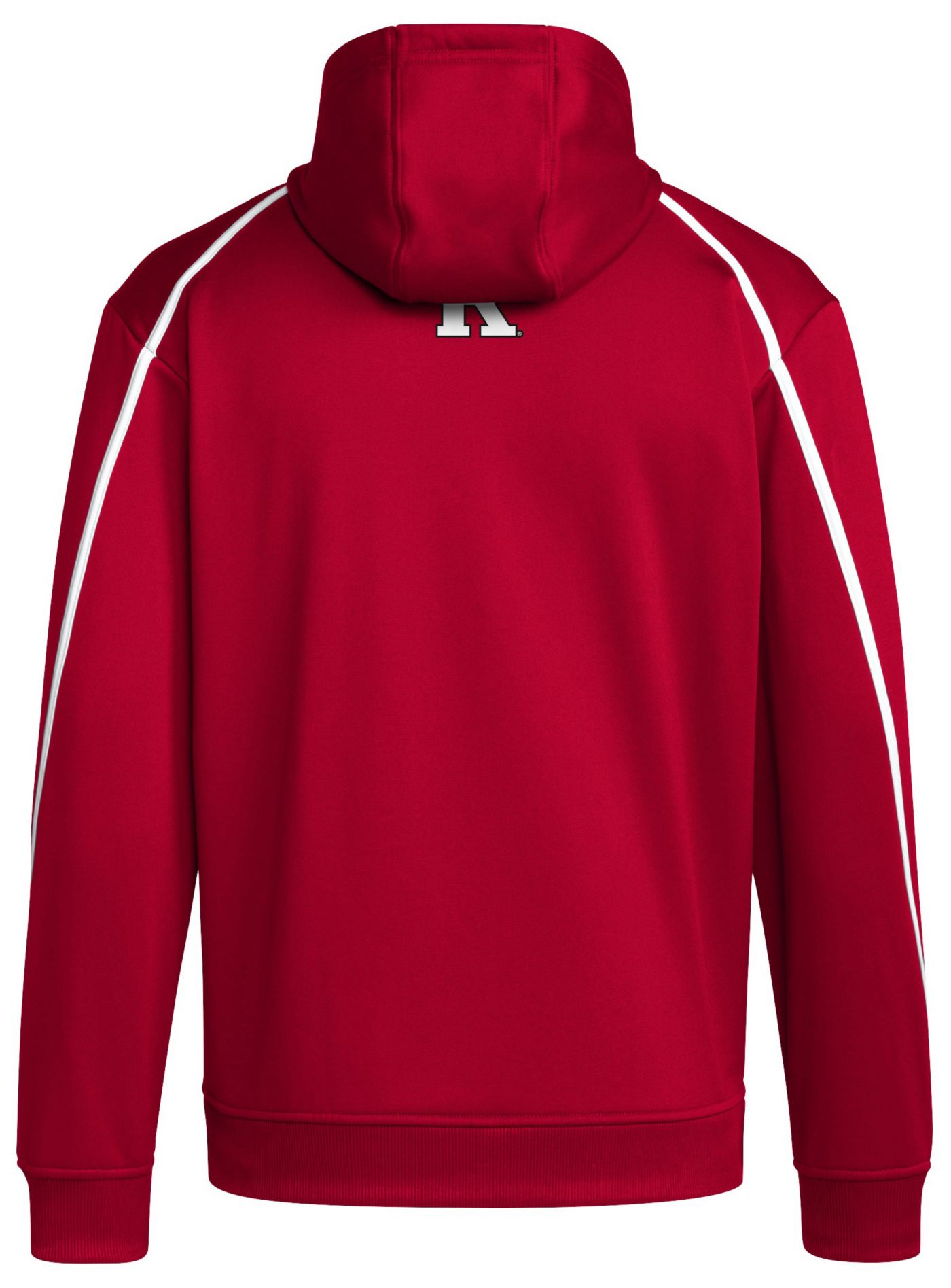 adidas Men s Rutgers Scarlet Knights Medium Red Sideline Travel Players Hoodie Dick s Sporting Goods