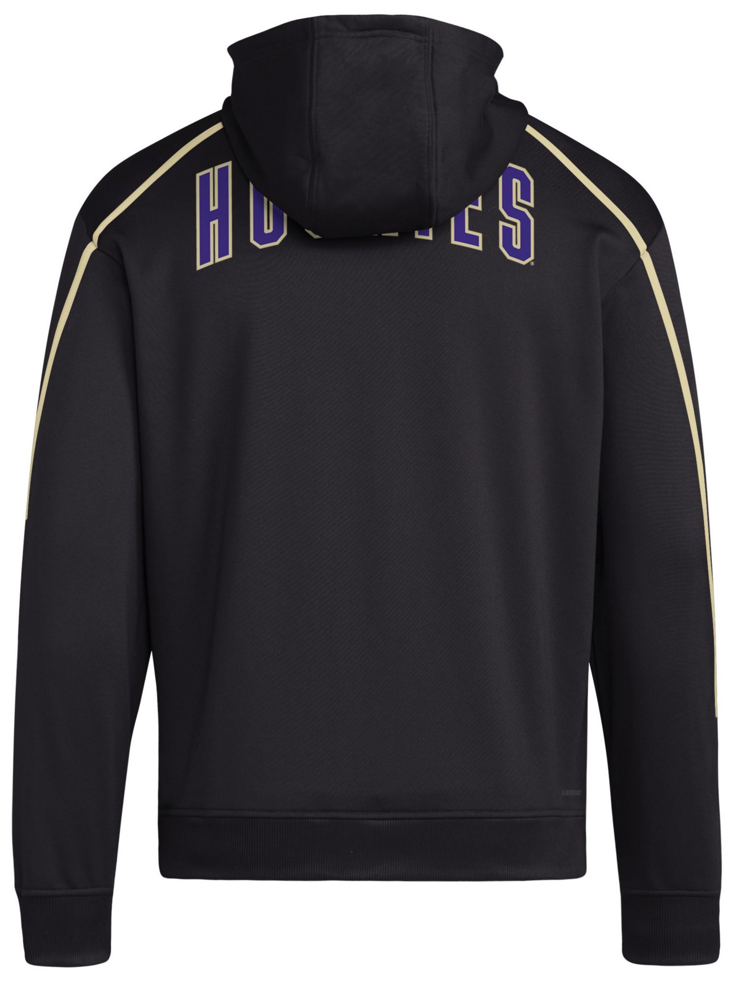 adidas Men's Washington Huskies Black Sideline Travel Full-Zip Jacket product image