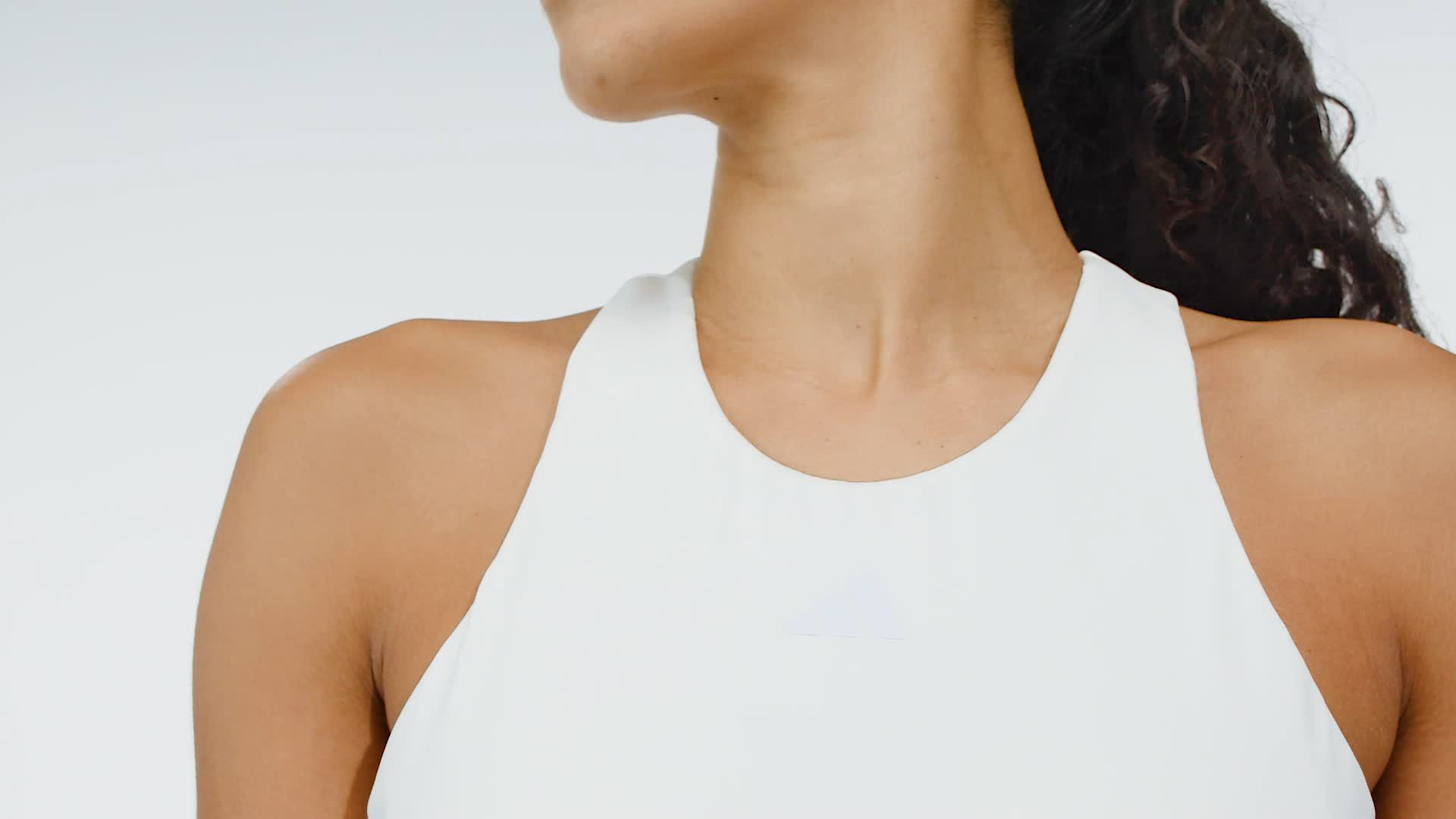 adidas Women's Tennis Climacool Mid-Length Y-Tank Top product