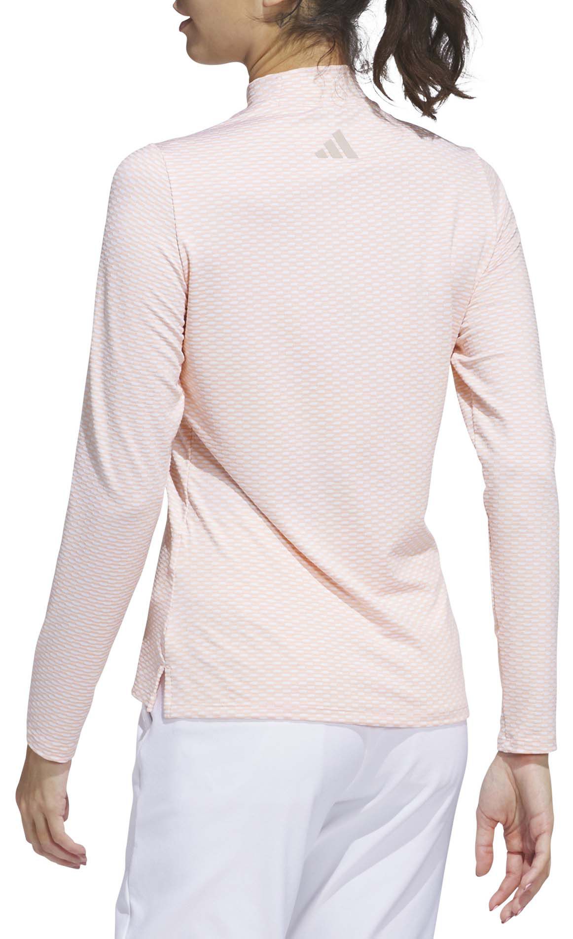 adidas Women's Beyond 2-Tone Mesh Long Sleeve Golf Shirt product image
