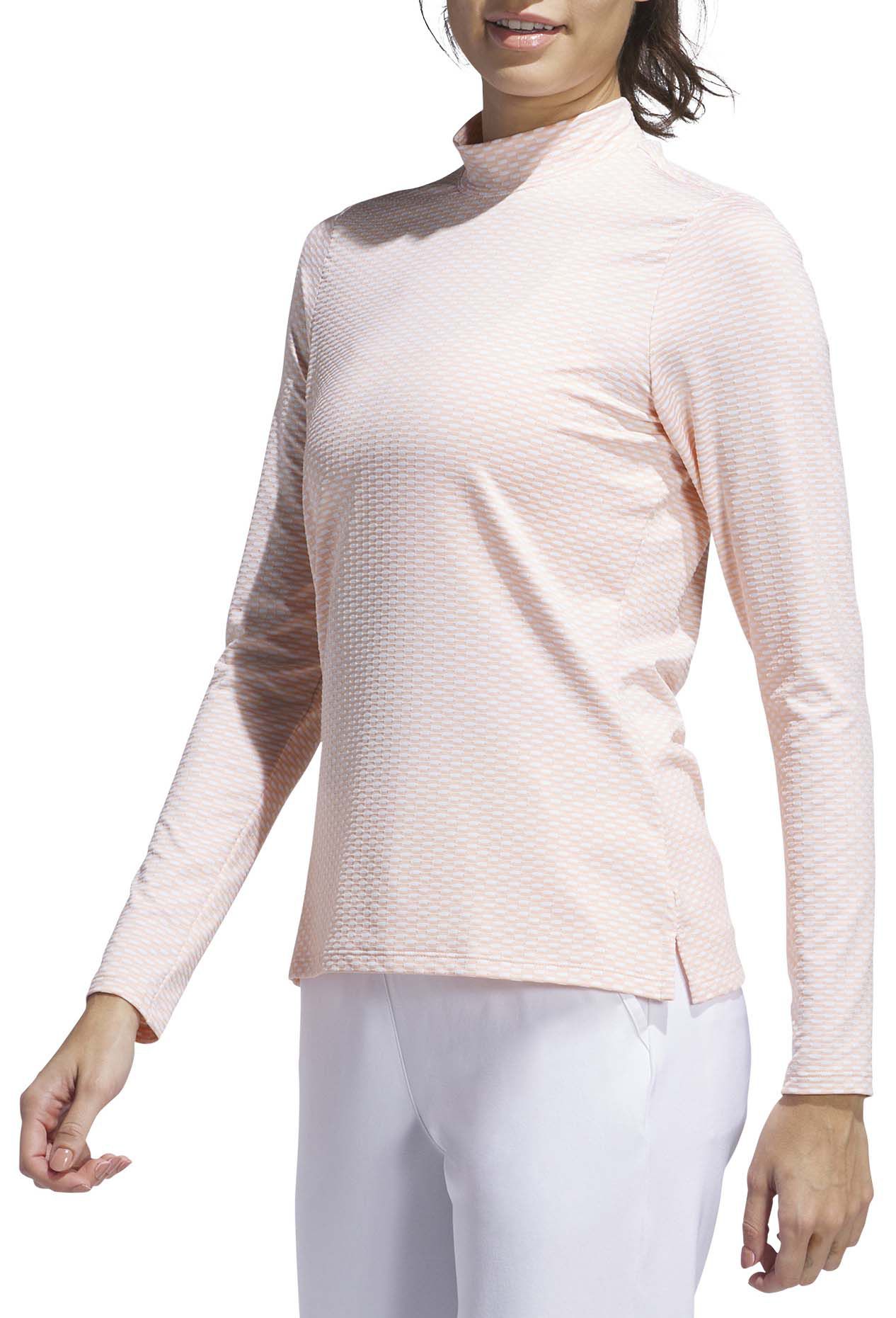 adidas Women's Beyond 2-Tone Mesh Long Sleeve Golf Shirt product image
