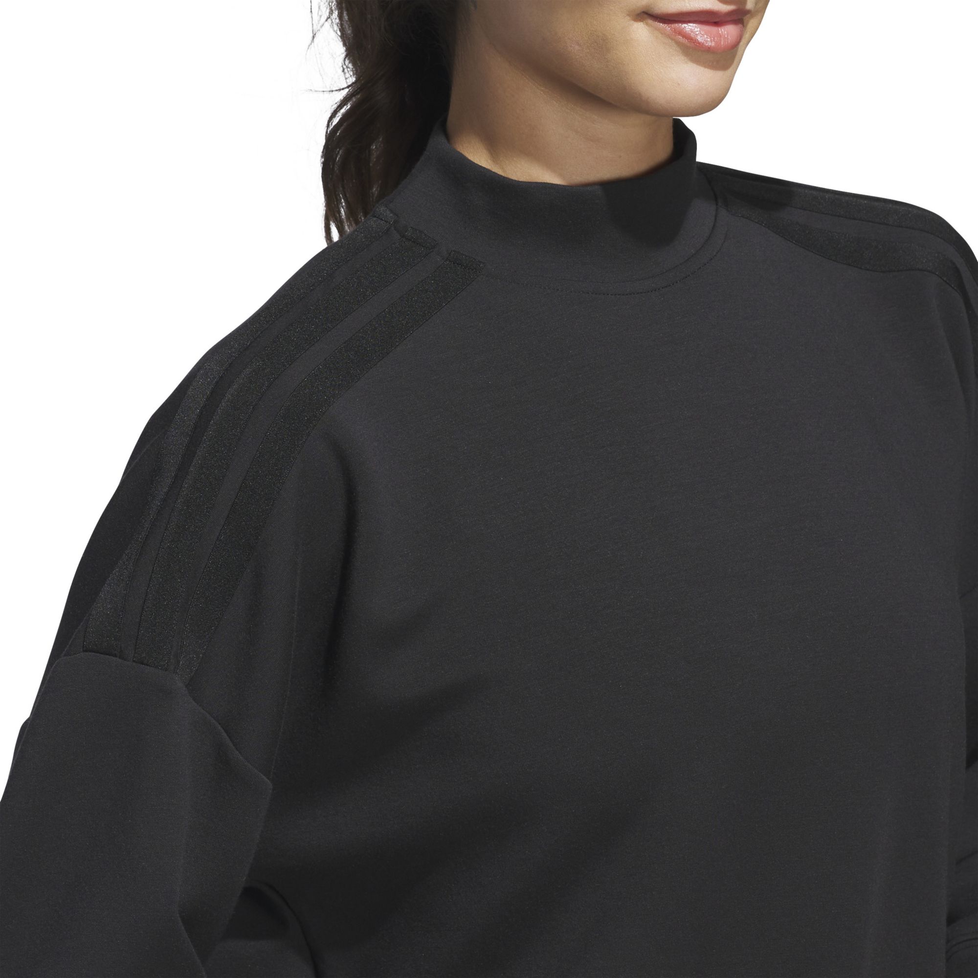 adidas Women's Beyond Spacer Mock Neck Golf Pullover Sweatshirt product image
