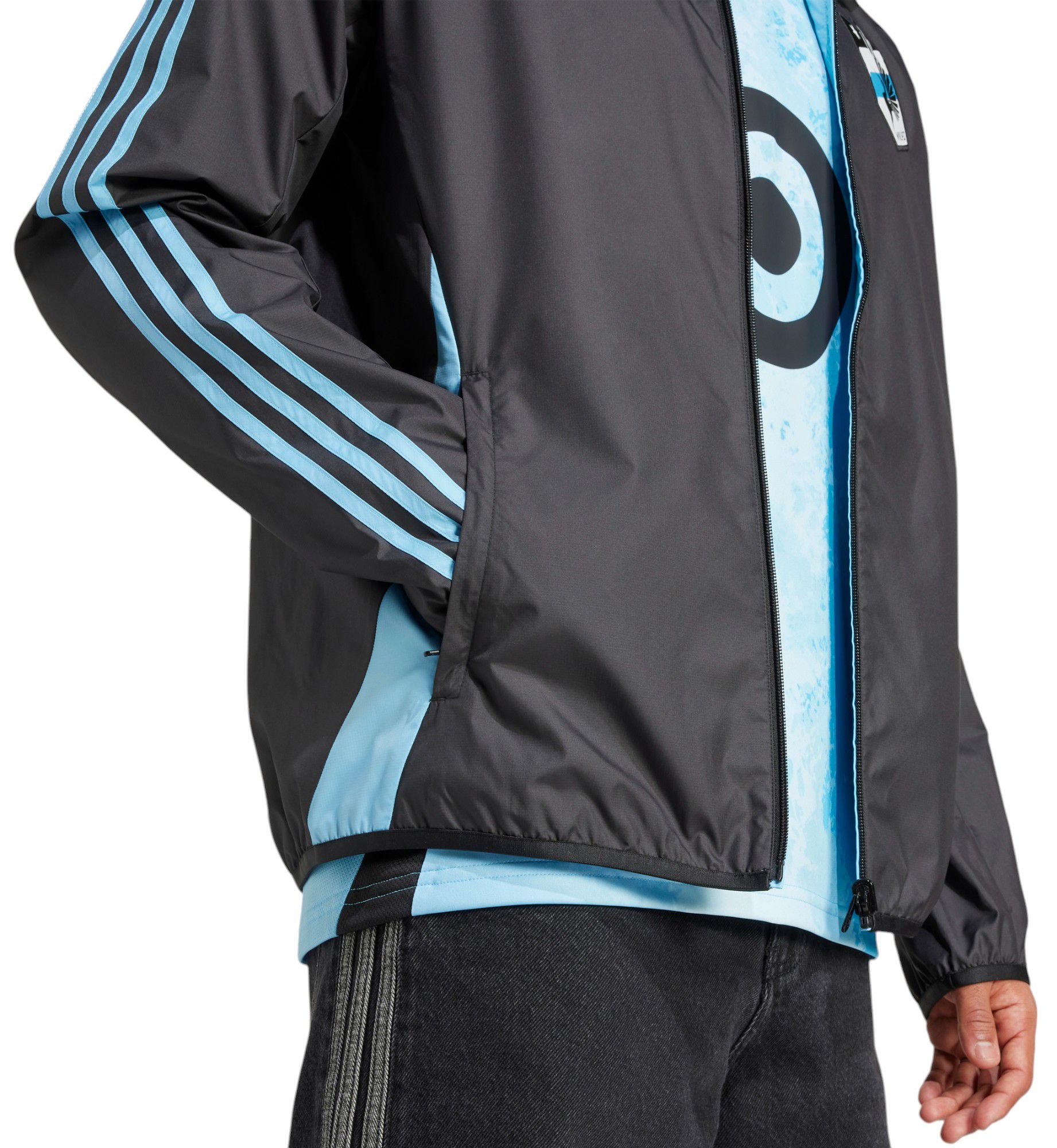 adidas Adult Minnesota United FC 2025 Black Anthem Reversible Jacket product image