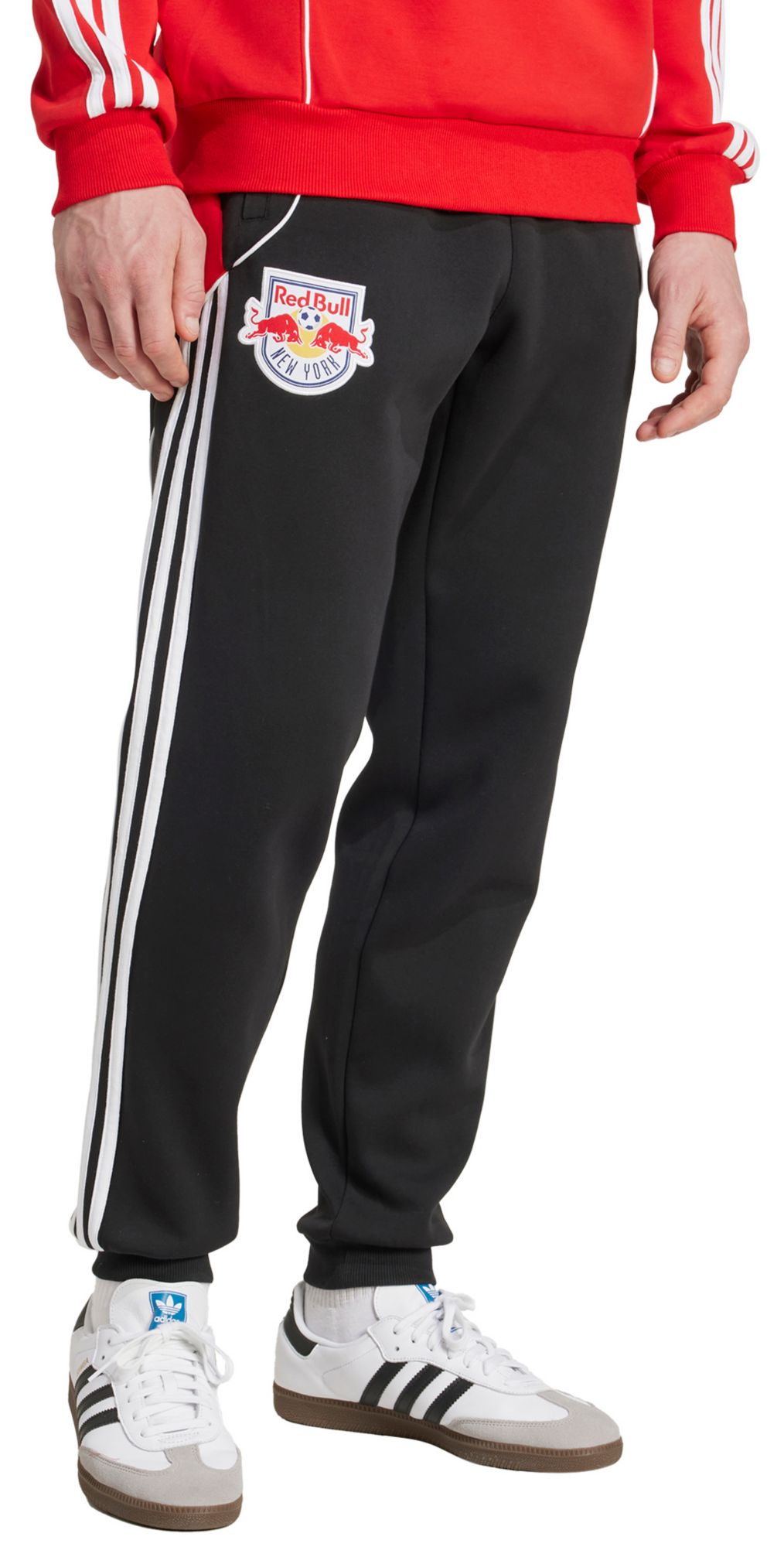 adidas Men's New York Red Bulls 2025 Black Travel Pants product image
