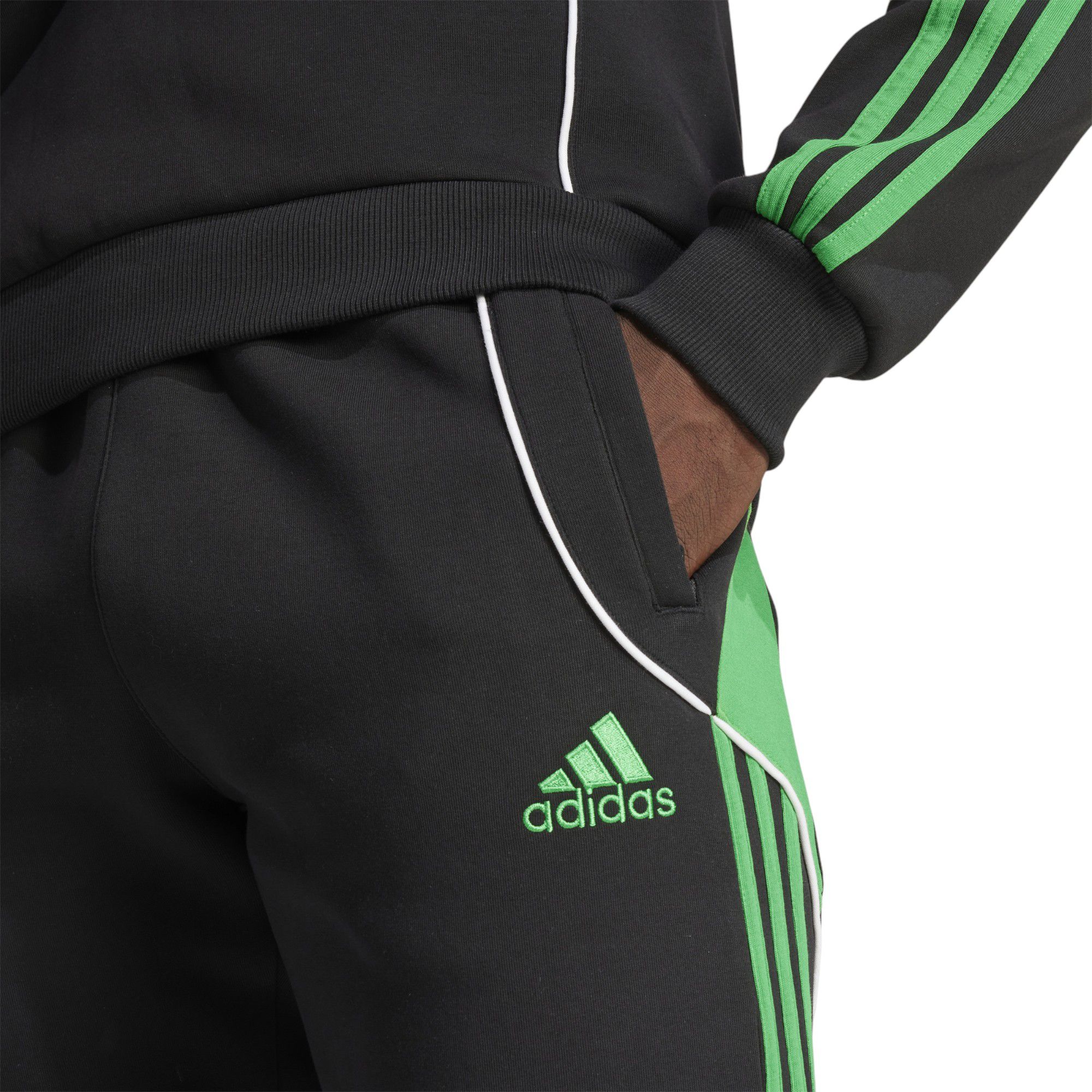adidas Men's Austin FC 2025 Black Travel Pants product image