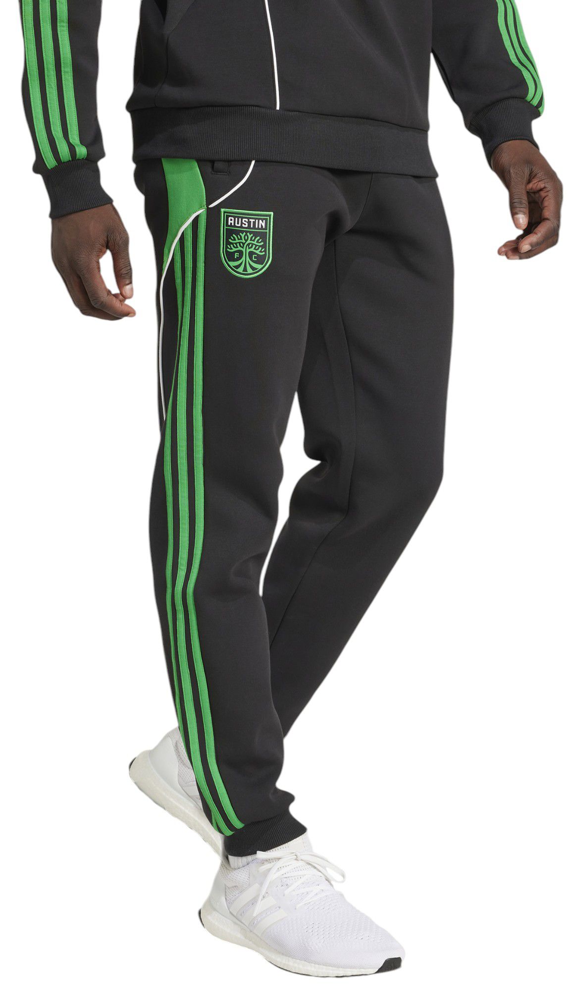 adidas Men's Austin FC 2025 Black Travel Pants product image