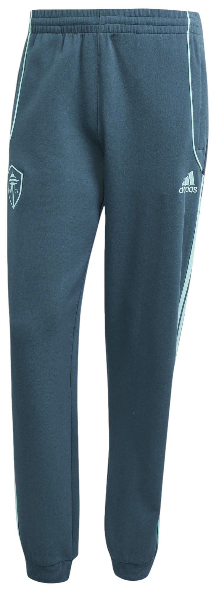 adidas Men's Seattle Sounders 2025 Navy Travel Pants product image