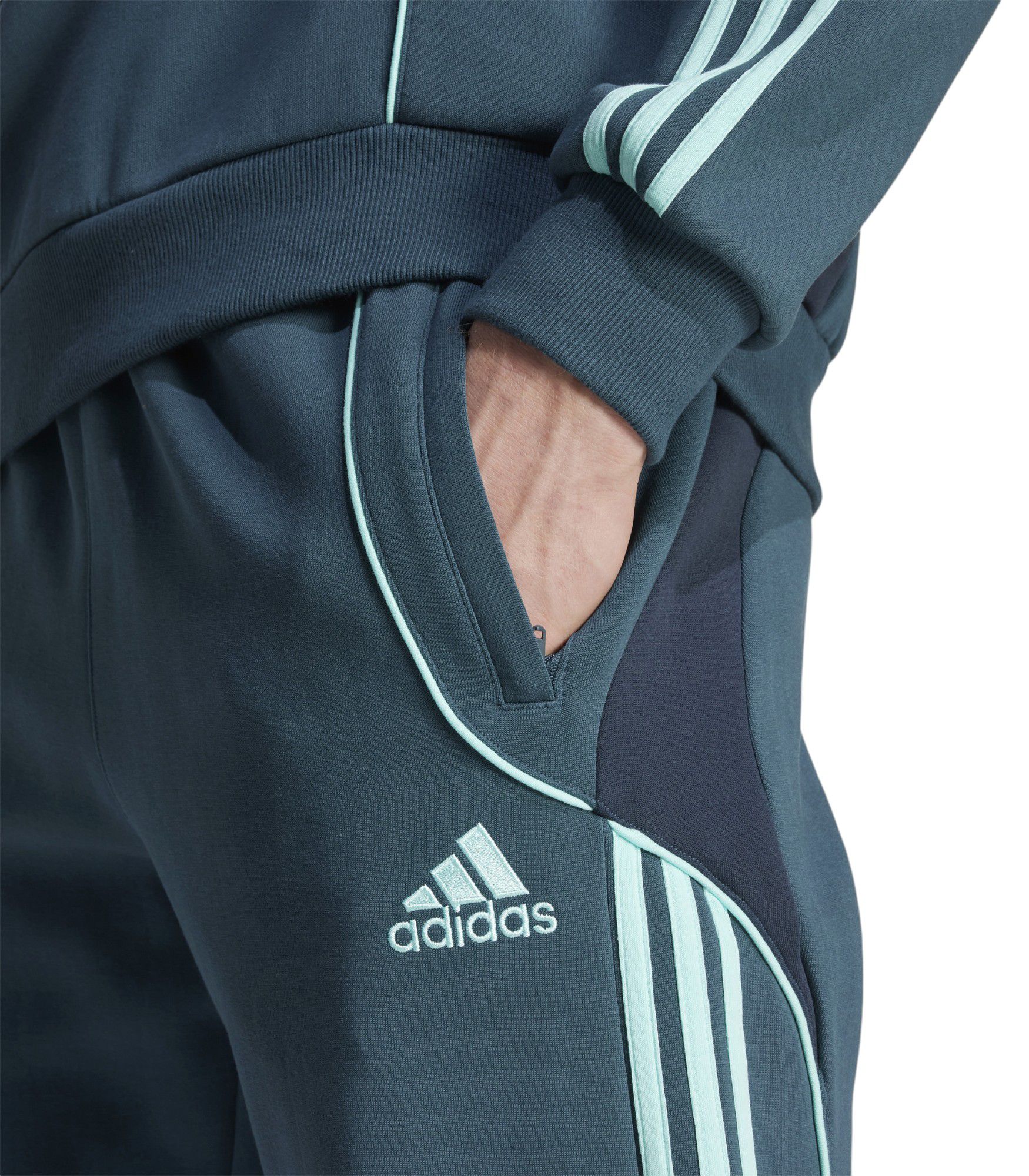 adidas Men's Seattle Sounders 2025 Navy Travel Pants product image