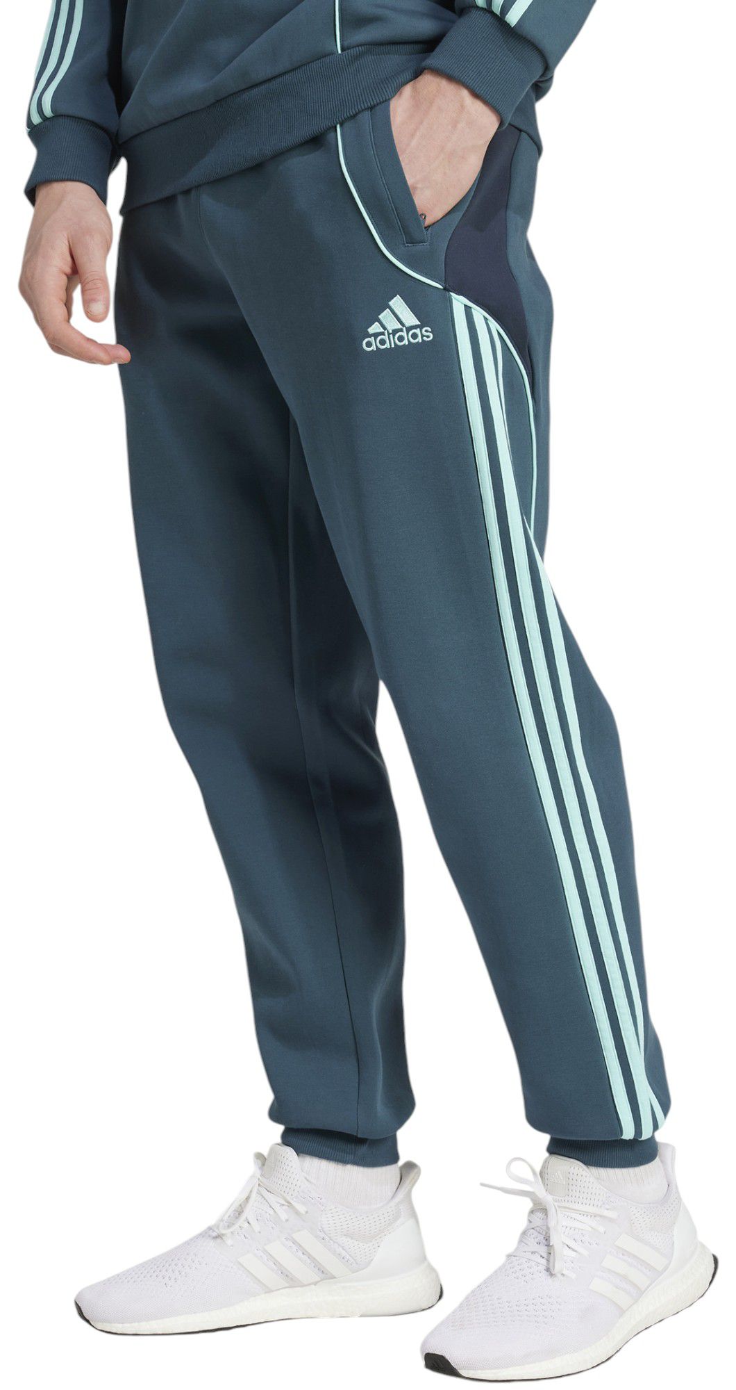 adidas Men's Seattle Sounders 2025 Navy Travel Pants product image