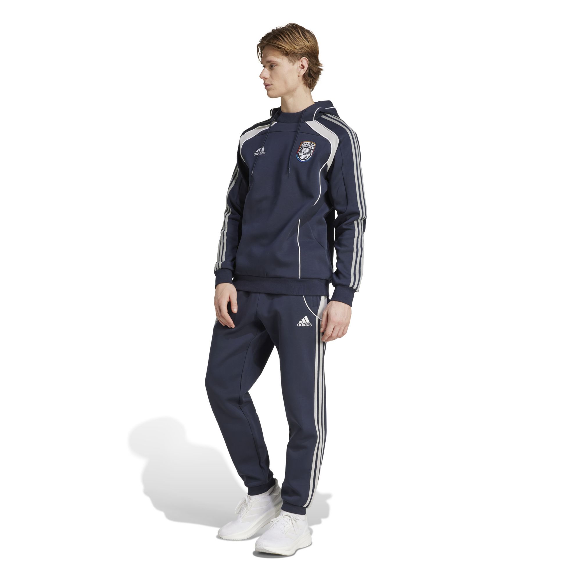 adidas Men's San Diego FC 2025 Navy Travel Pants product image