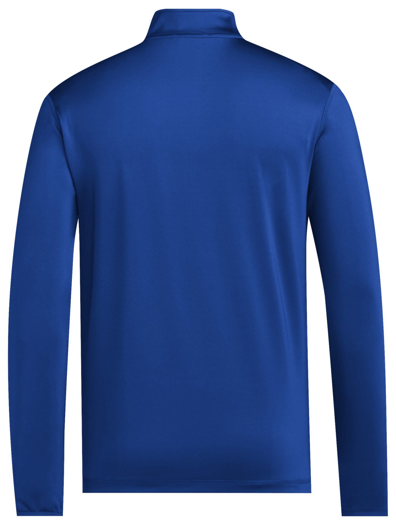 adidas Men's Kansas Jayhawks Blue Rock Chalk Quarter-Zip Shirt product image