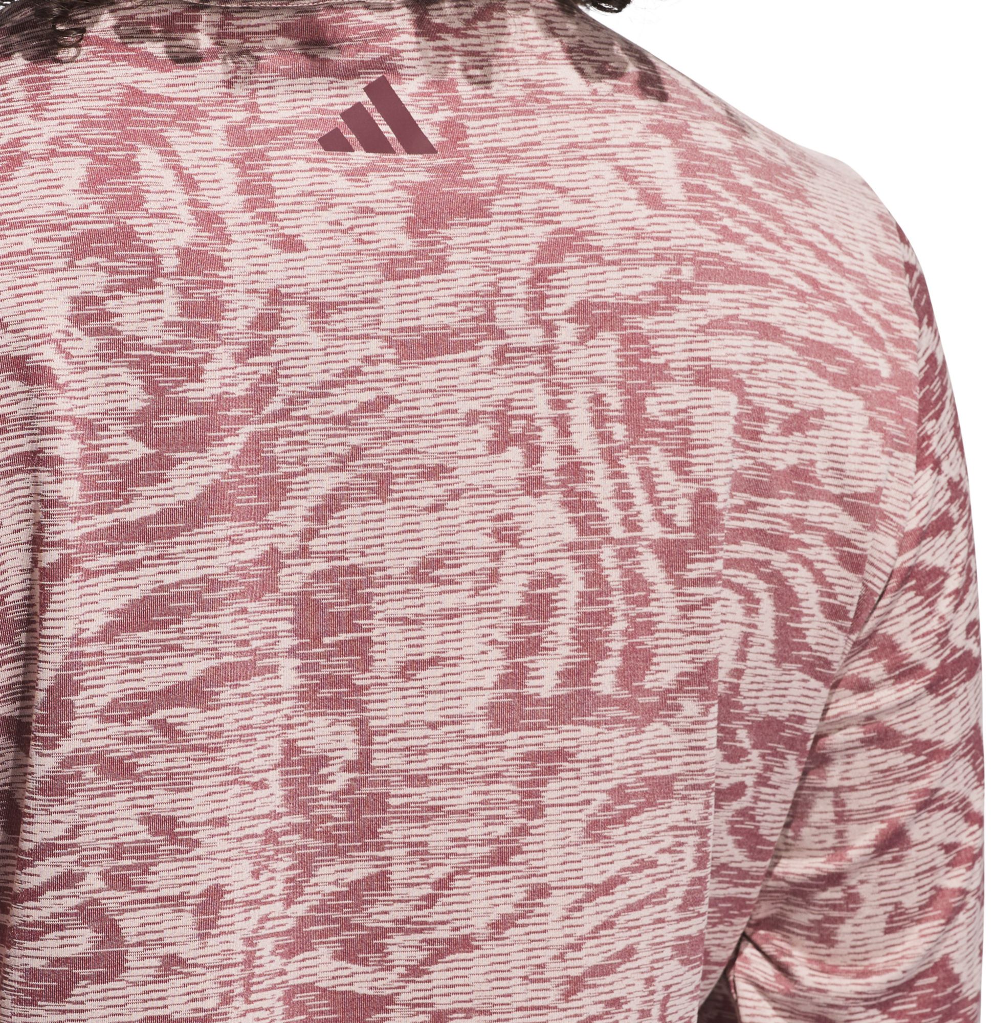 adidas Women's Ultimate365 Jacquard Long Sleeve Mock Neck Golf Shirt product image