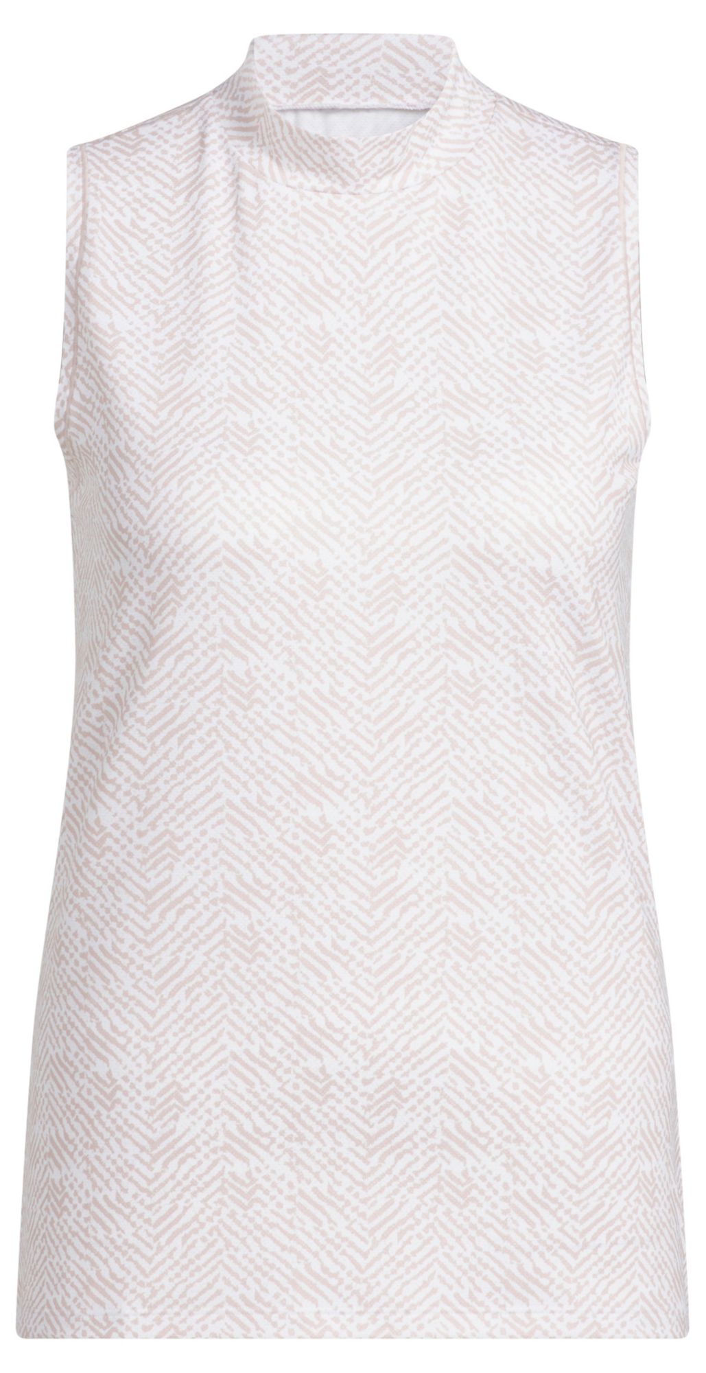 adidas Women's Ultimate365 Textured Mock Neck Sleeveless Golf Polo product image