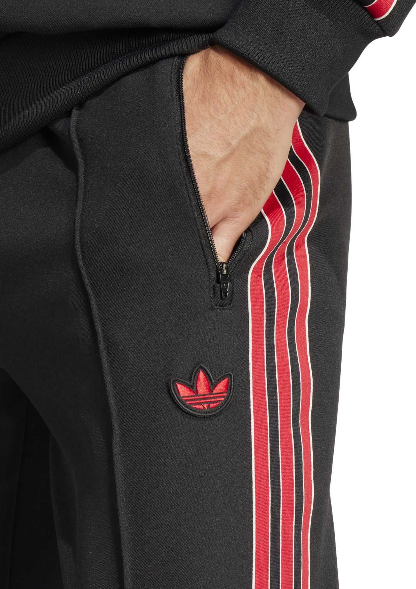 adidas Adult Manchester United 2024-25 Black Terrace Icon Track Pants product image