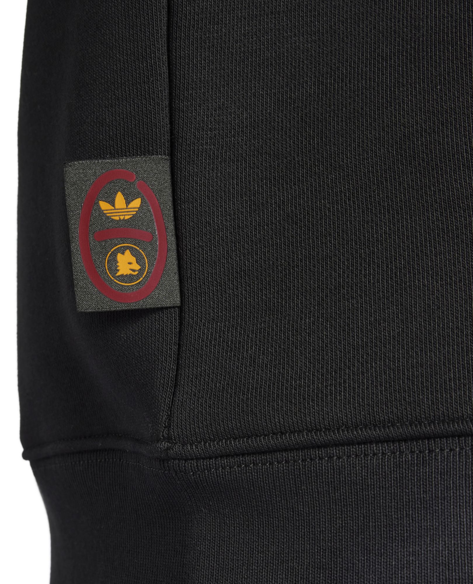 adidas Men's AS Roma 2024 Black Hoodie product image