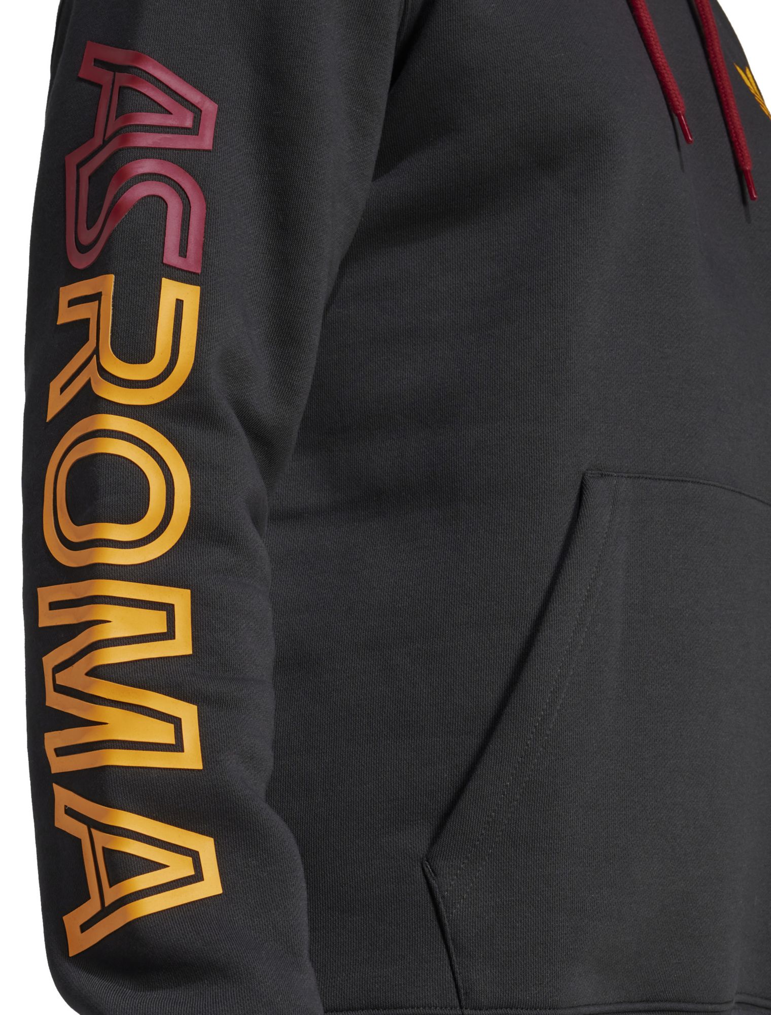 adidas Men's AS Roma 2024 Black Hoodie product image