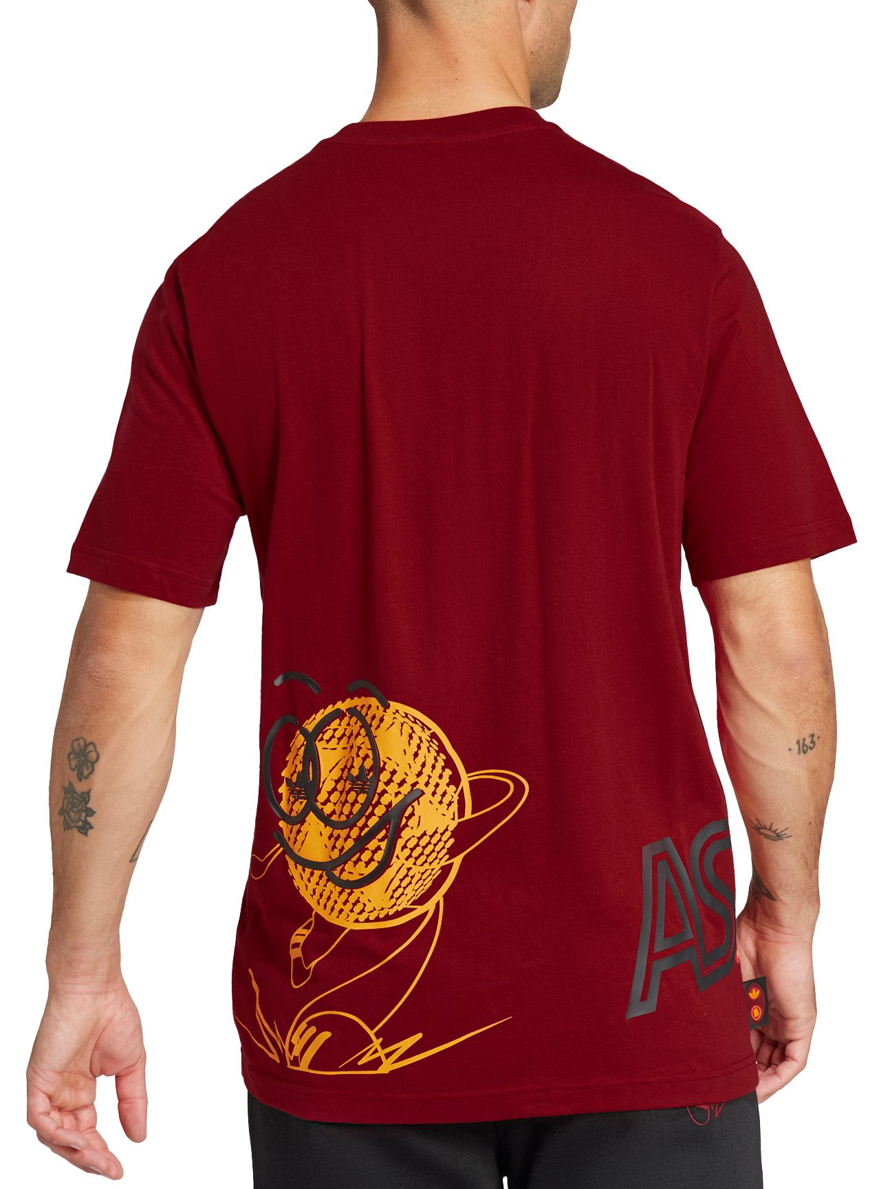 adidas Adult AS Roma 2024 GFX Red T-Shirt product image