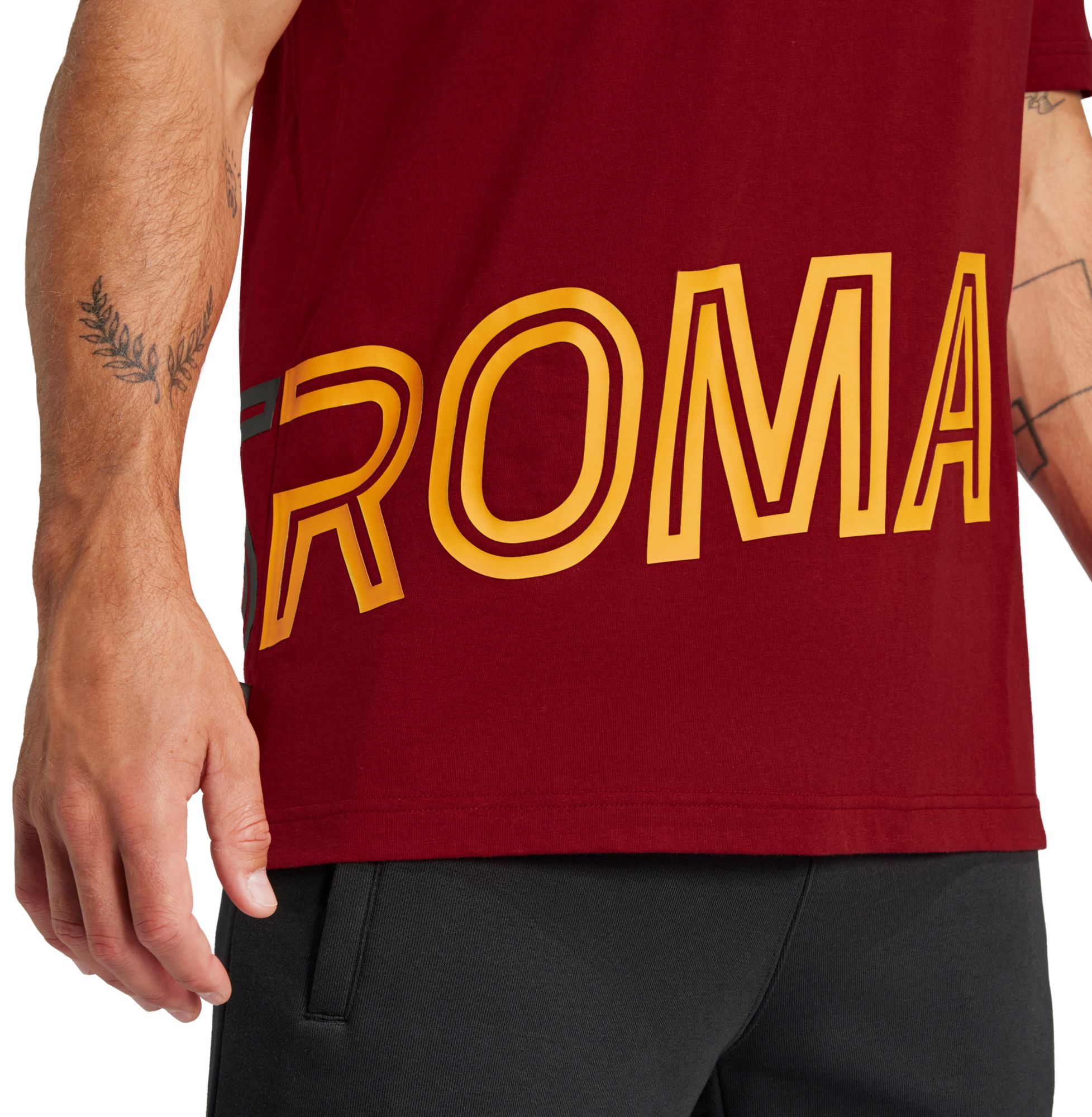 adidas Adult AS Roma 2024 GFX Red T-Shirt product image