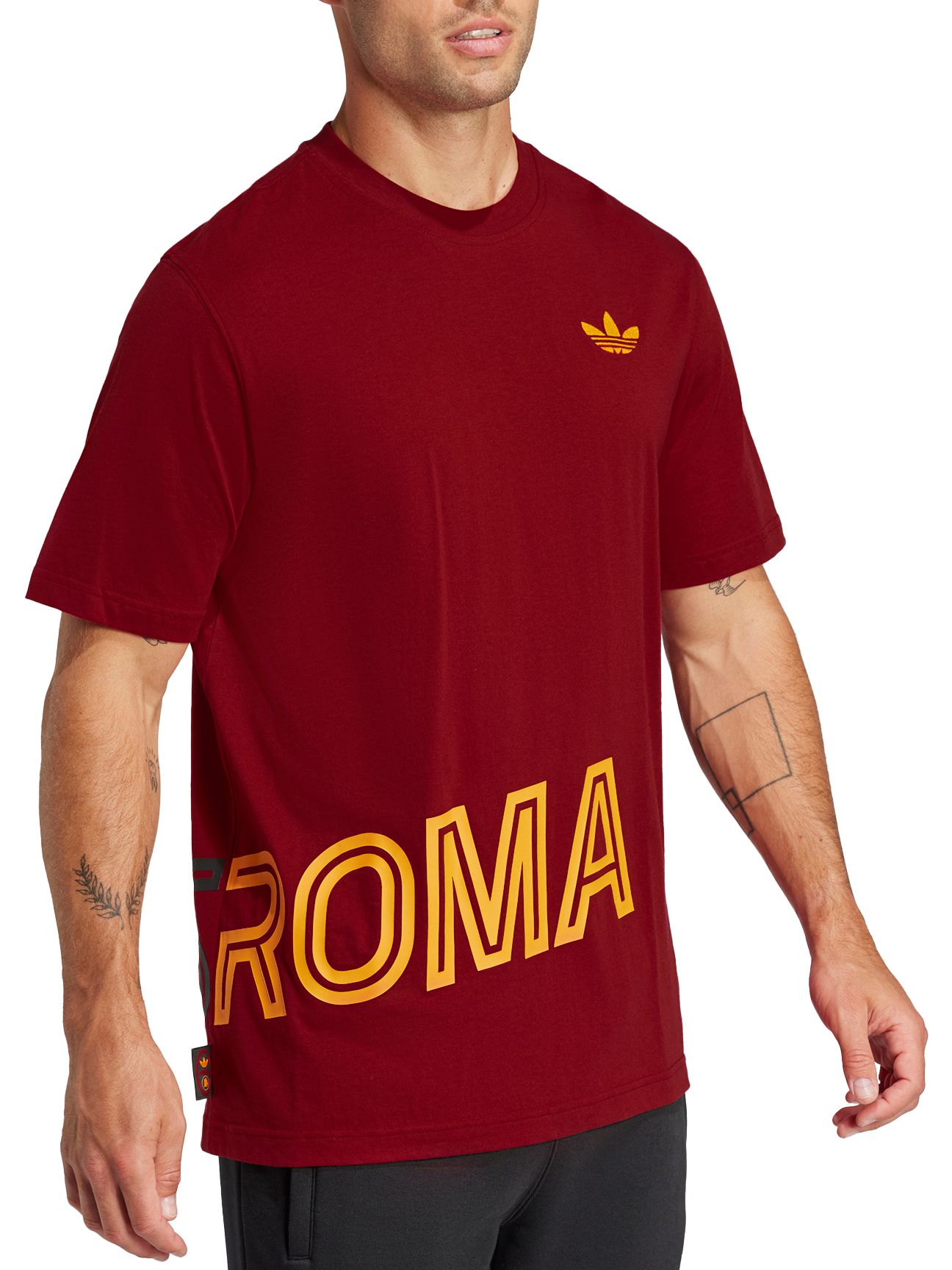 adidas Adult AS Roma 2024 GFX Red T-Shirt product image