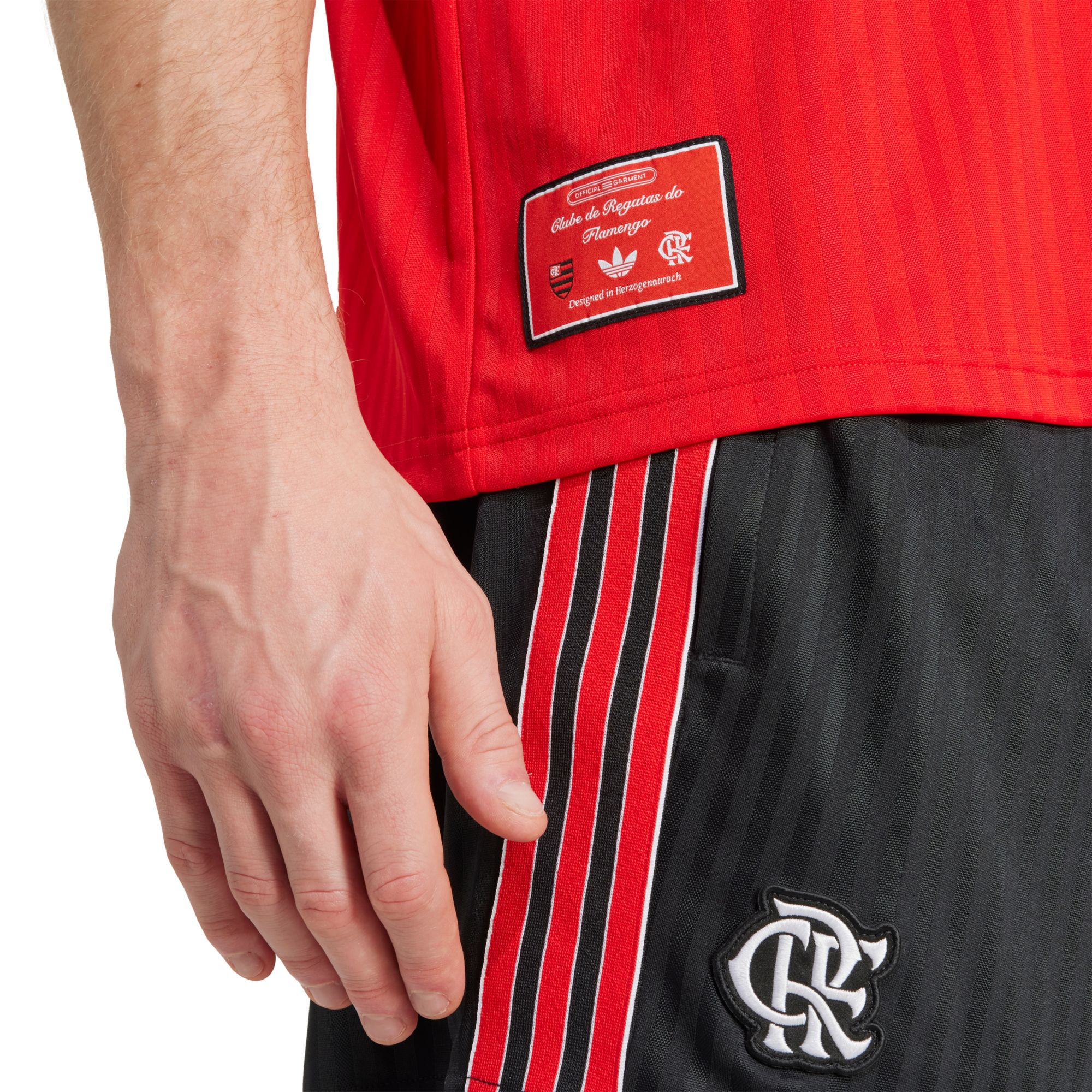 adidas Men's Flamengo 2024-2025 Red Icon Replica Jersey product image