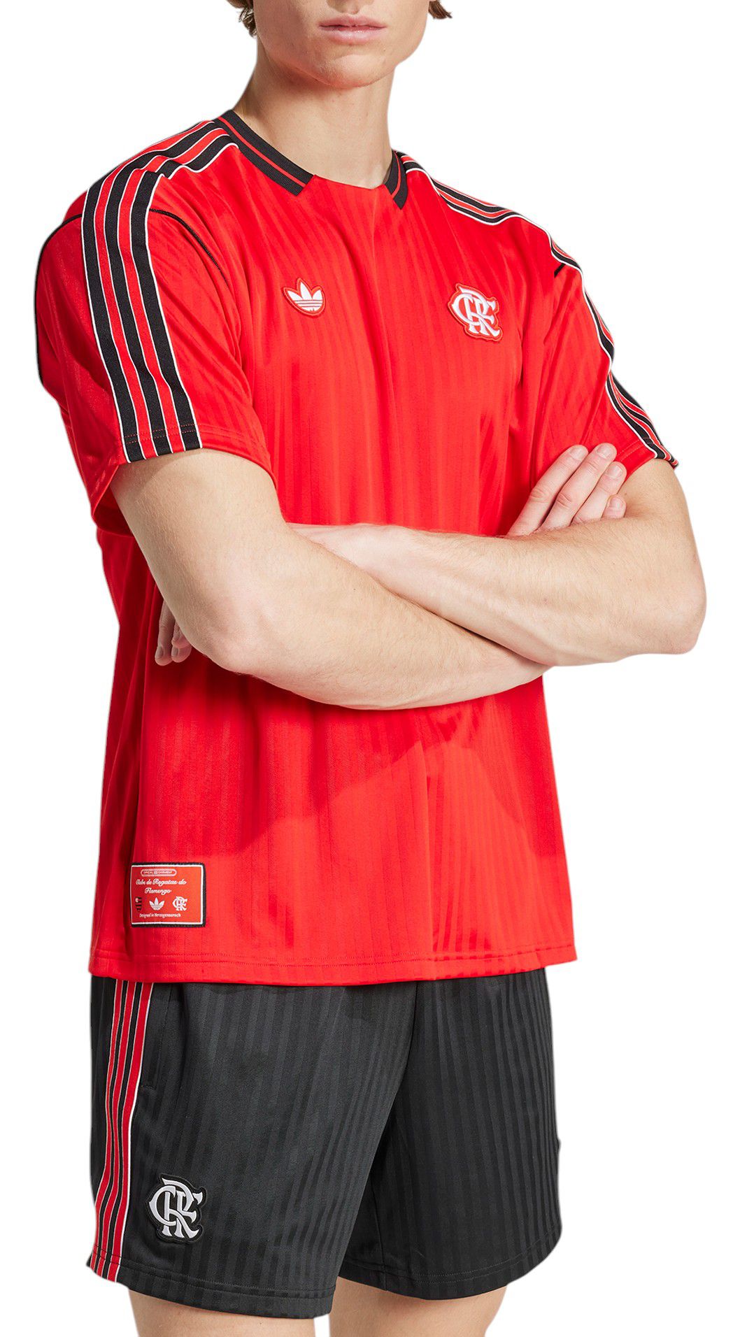 adidas Men's Flamengo 2024-2025 Red Icon Replica Jersey product image
