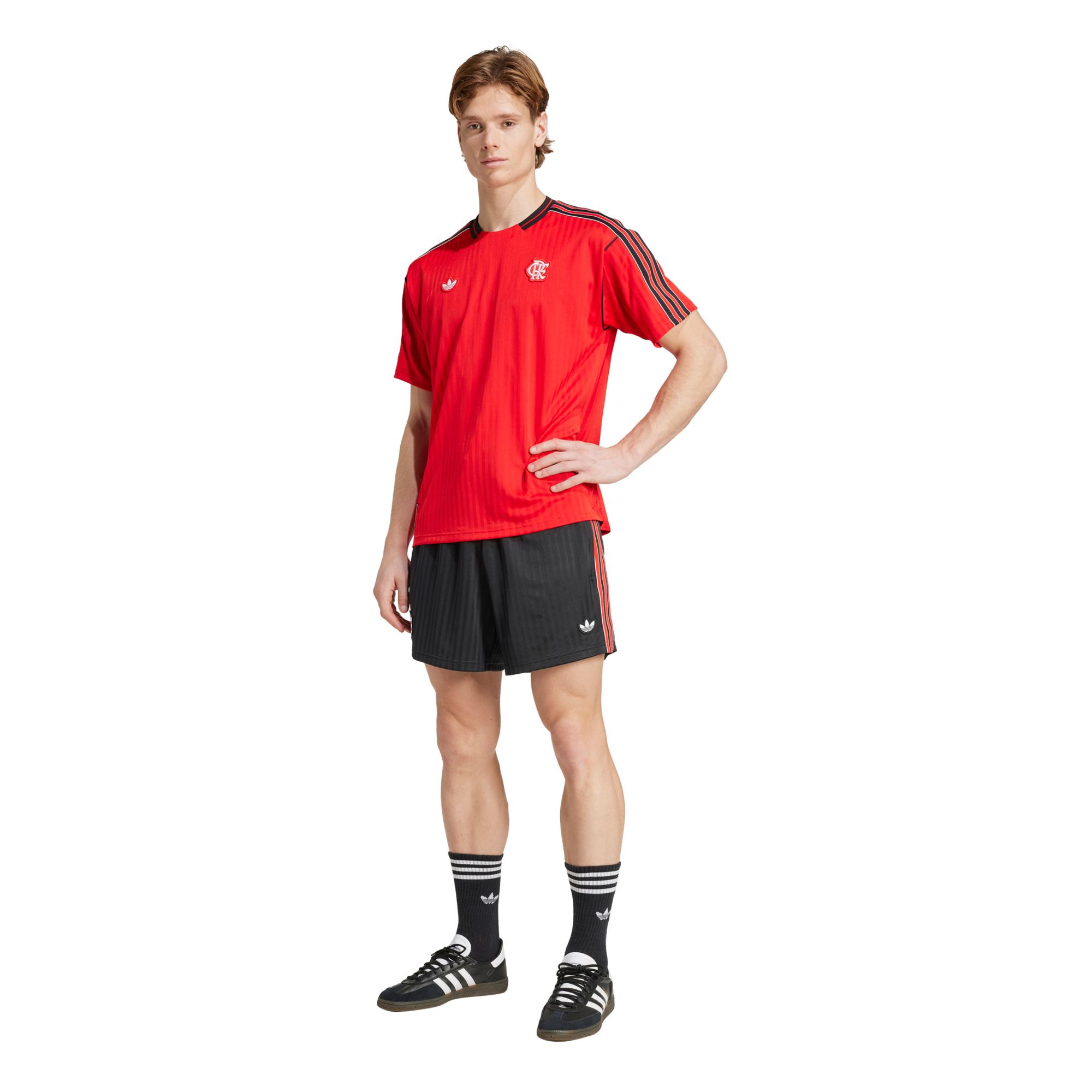 adidas Men's Flamengo 2024-2025 Red Icon Replica Jersey product image