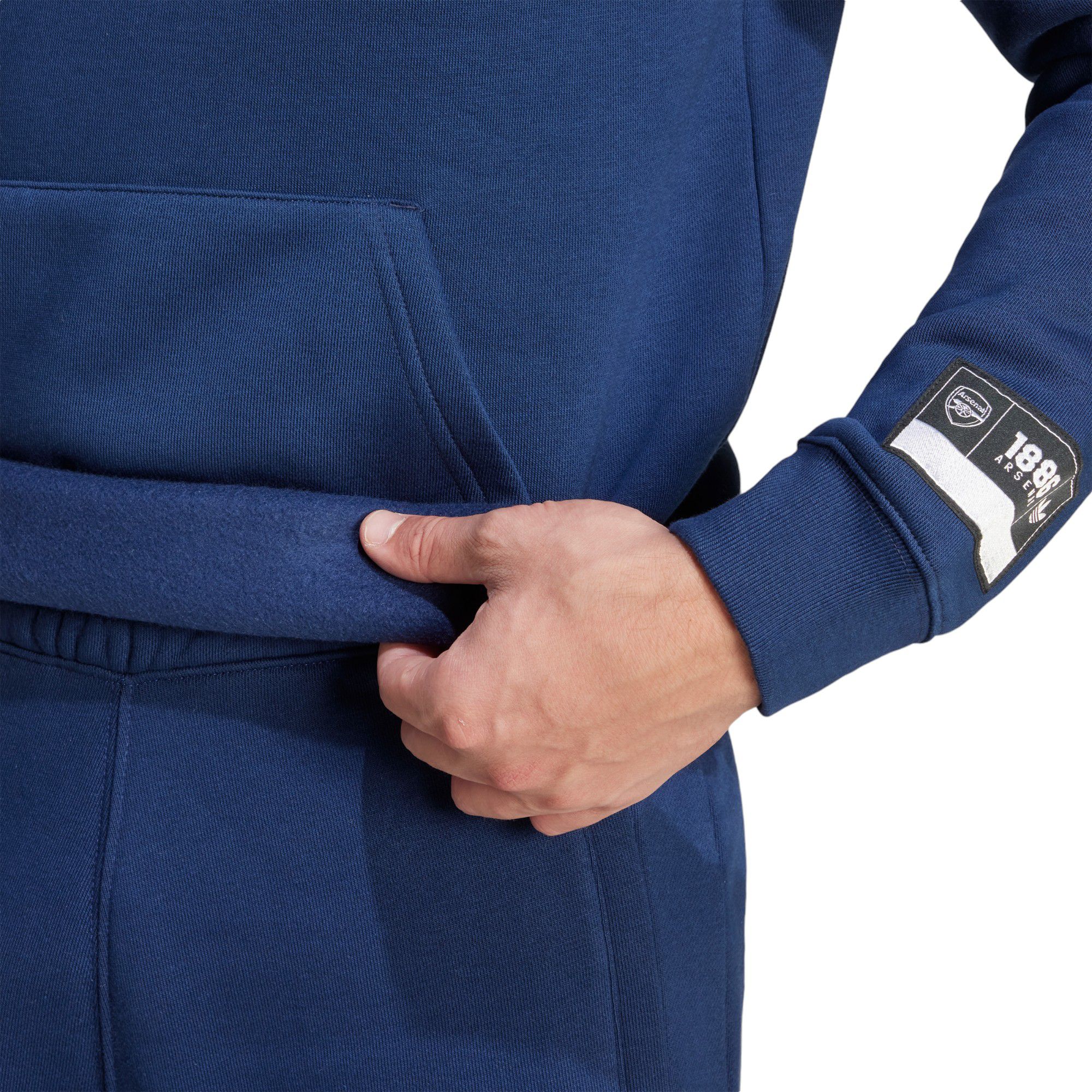 adidas Men's Arsenal 2024 Navy Hoodie product image