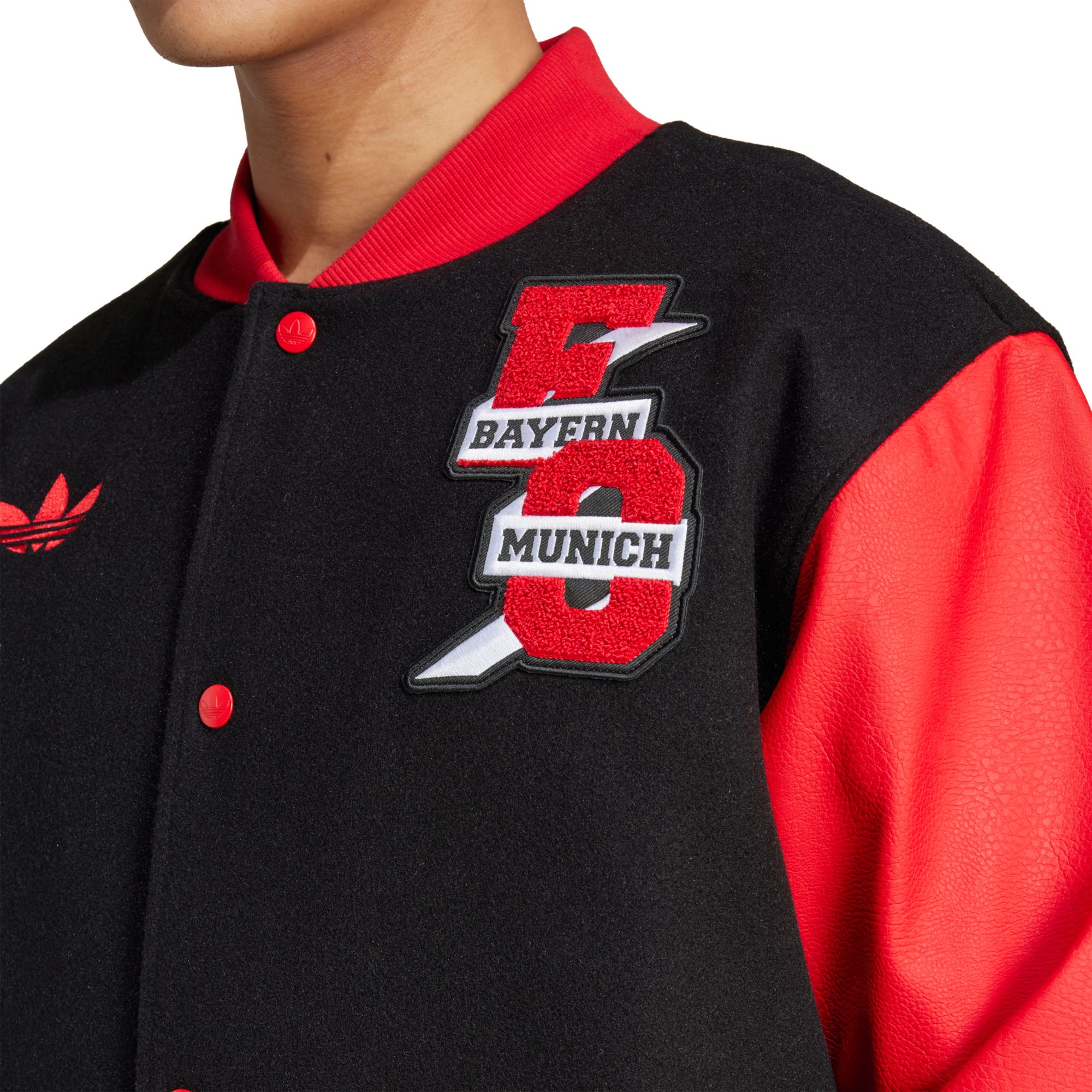 adidas Adult Bayern Munich 2024 Black Originals Vintage Jacket product image