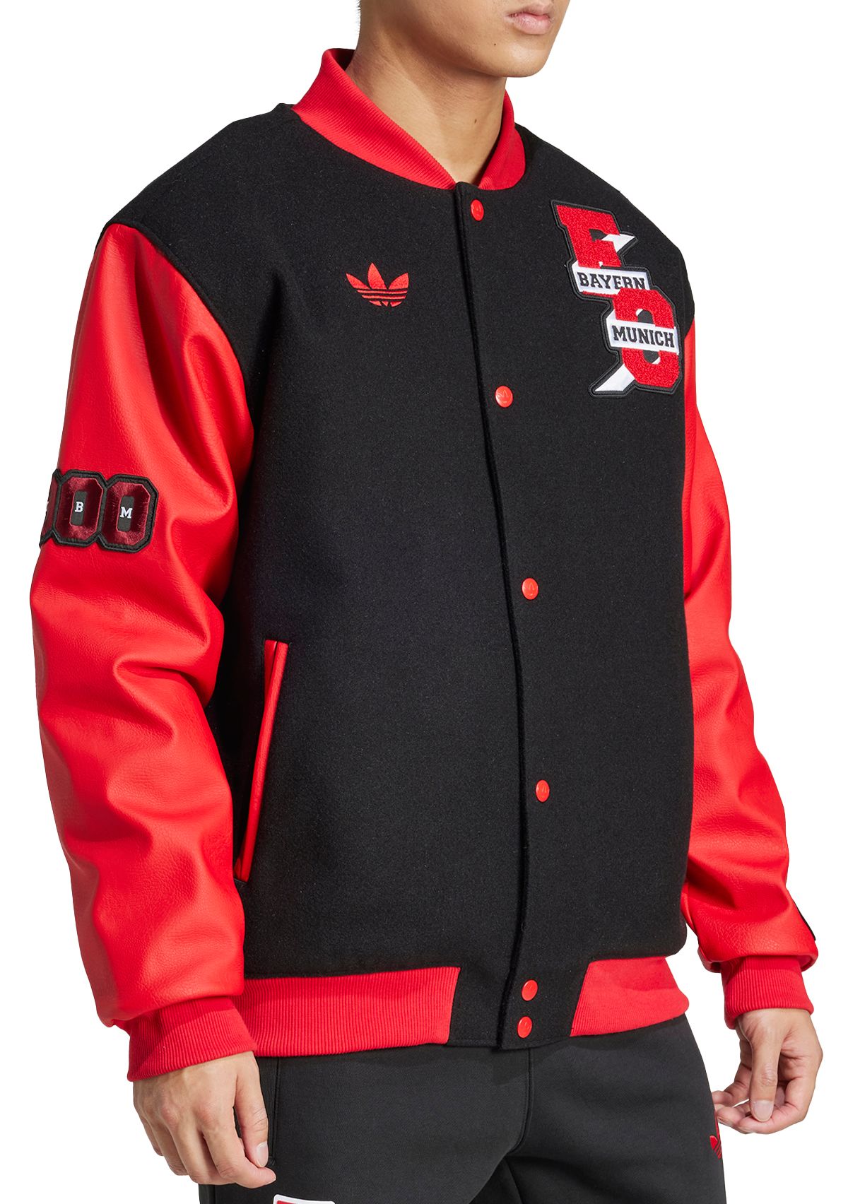 adidas Adult Bayern Munich 2024 Black Originals Vintage Jacket product image