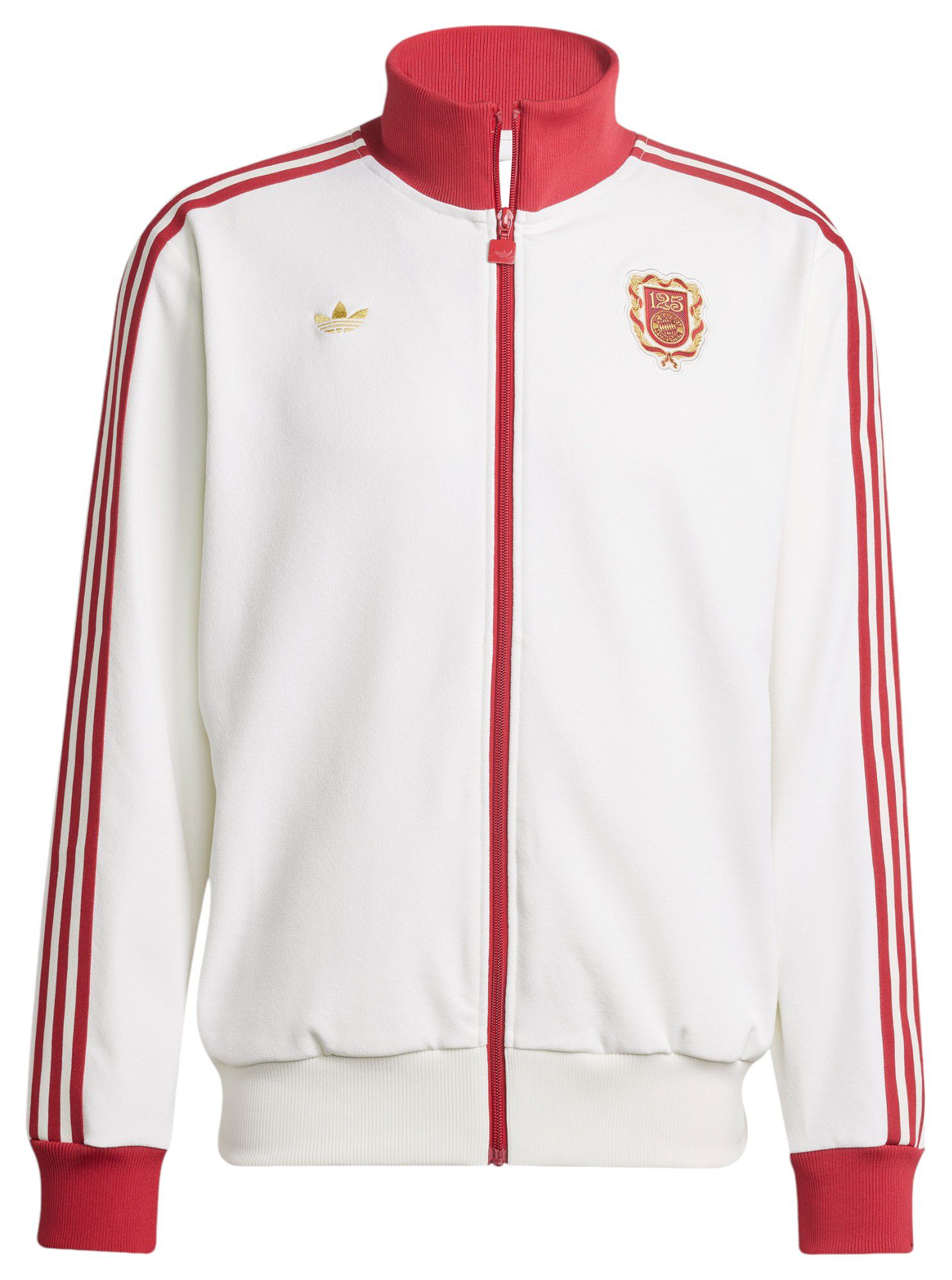 adidas Adult Bayern Munich 2024-25 125th Anniversary White Full-Zip Track Jacket product image