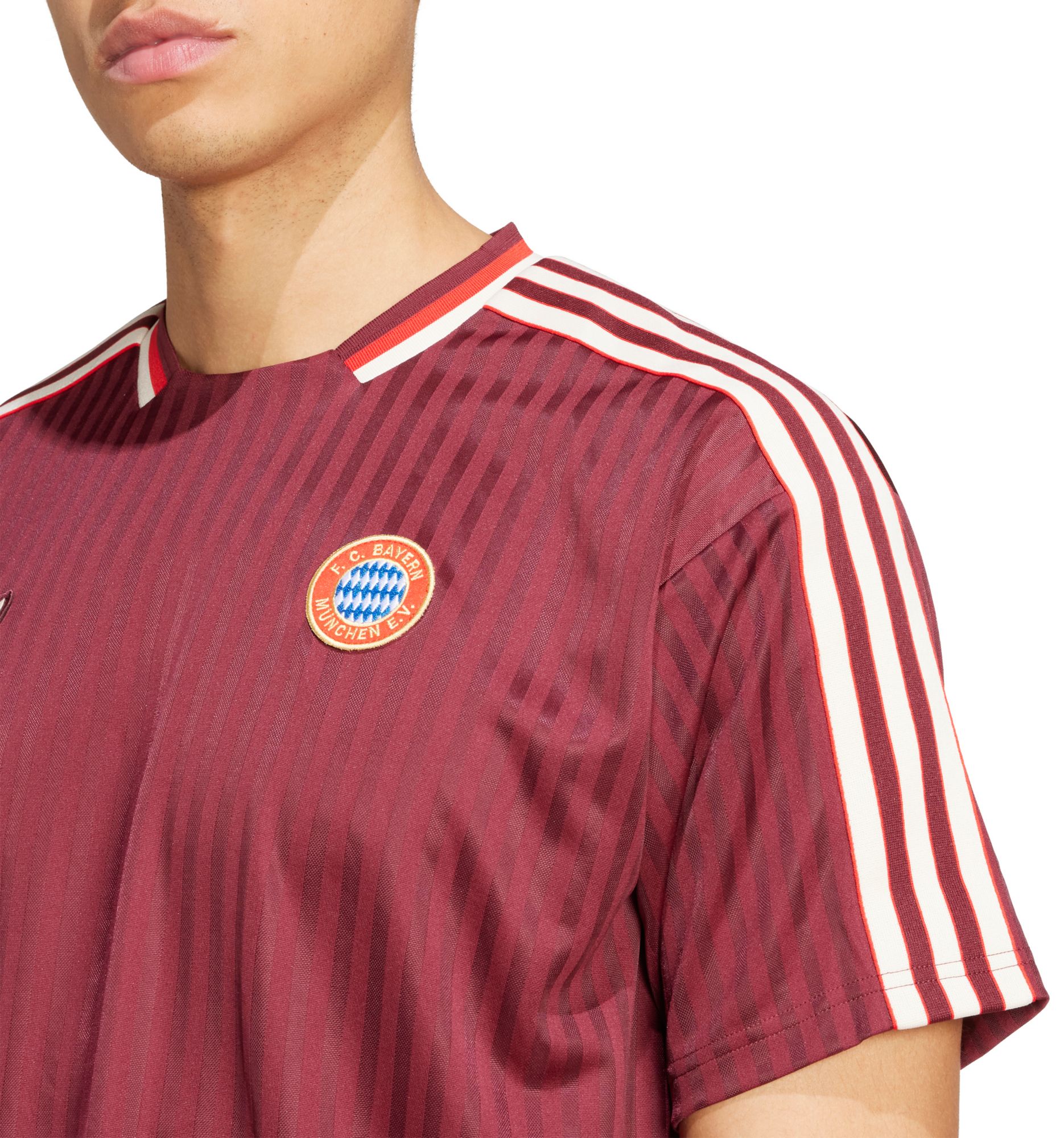 adidas Adult Bayern Munich 2024-25 Red Terrace Icon Jersey product image