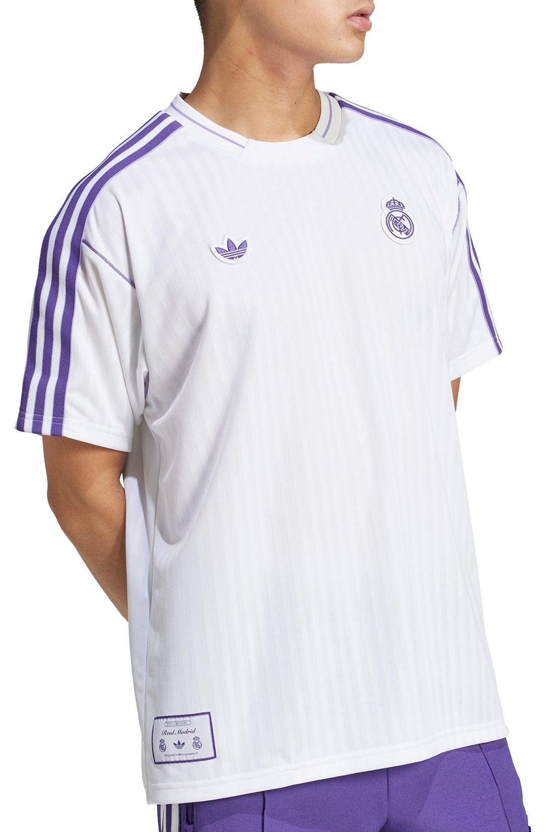 adidas Adult Real Madrid 2024-25 White Terrace Icon Jersey product image