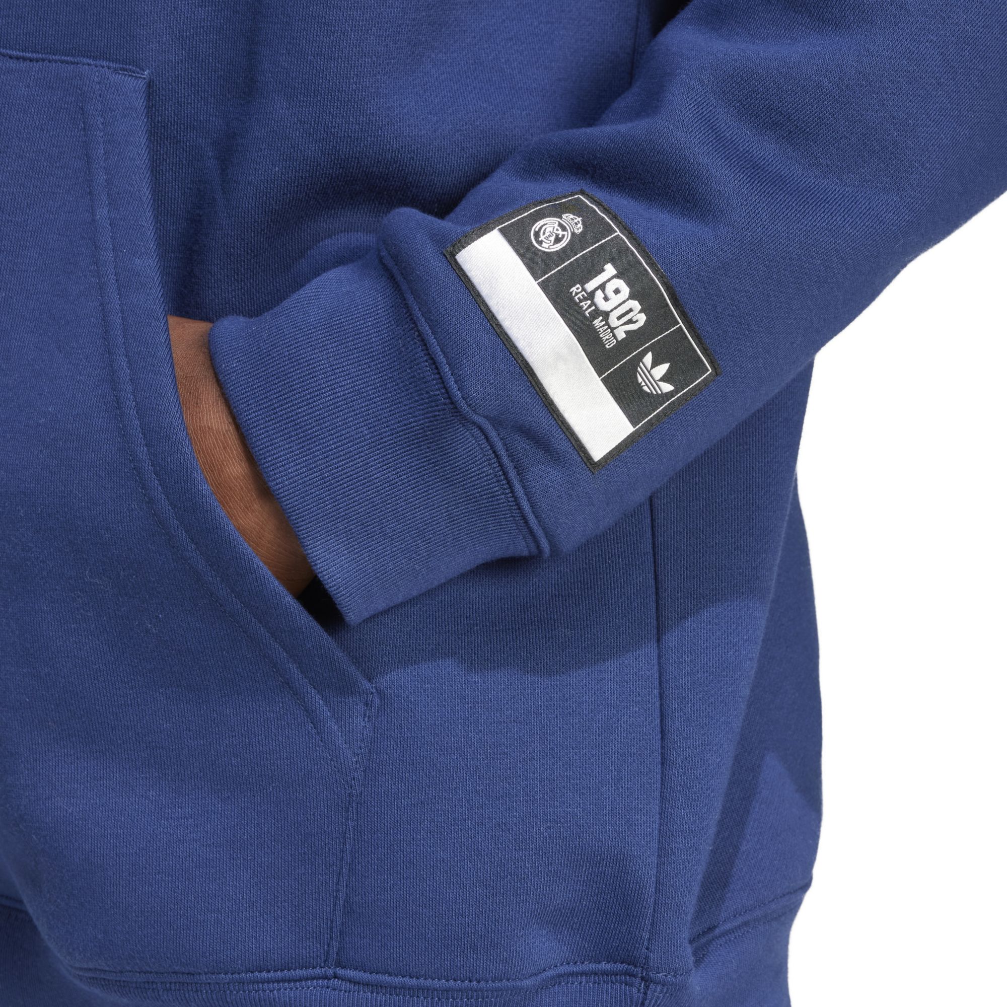 adidas Men's Real Madrid 2024 Navy Hoodie product image