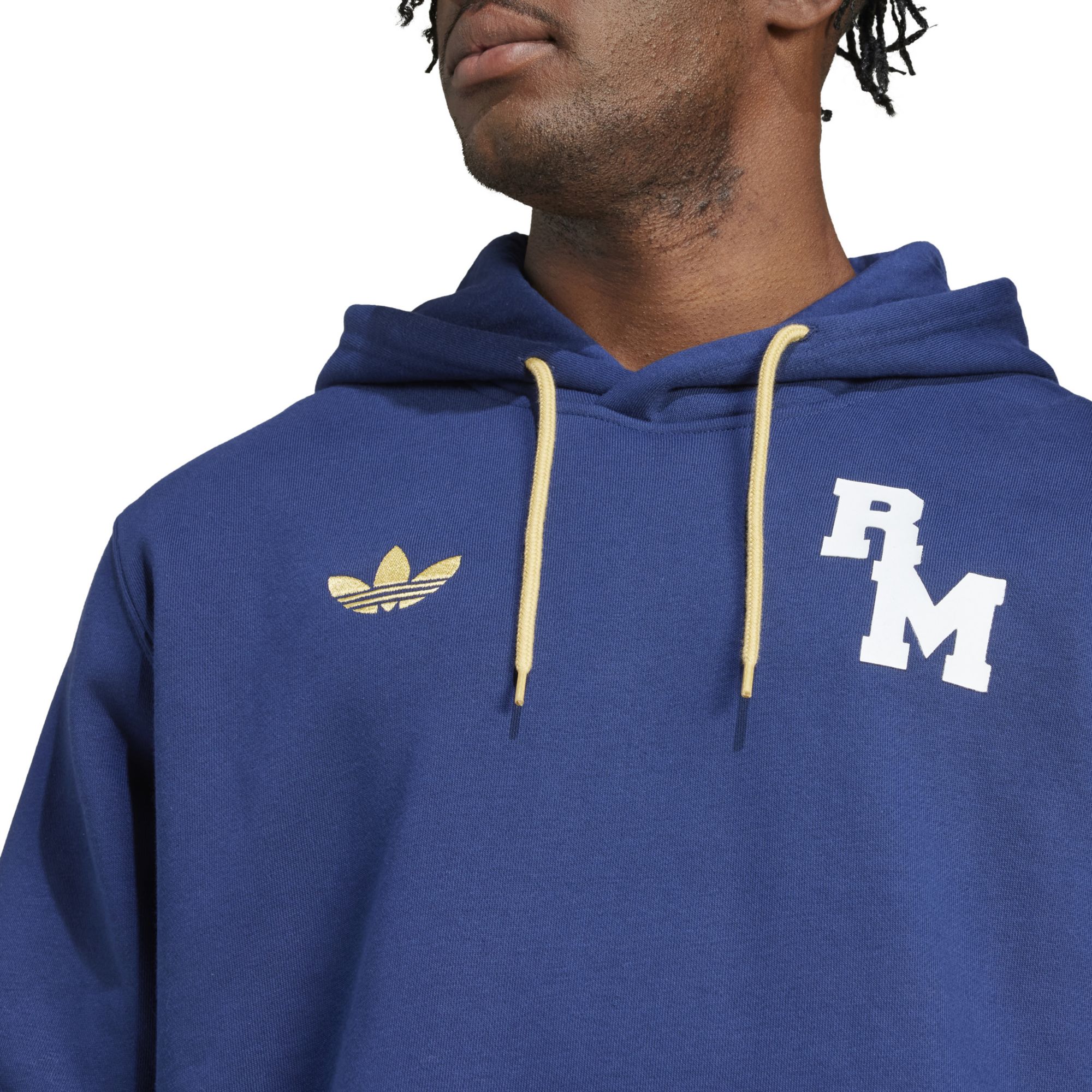 adidas Men's Real Madrid 2024 Navy Hoodie product image
