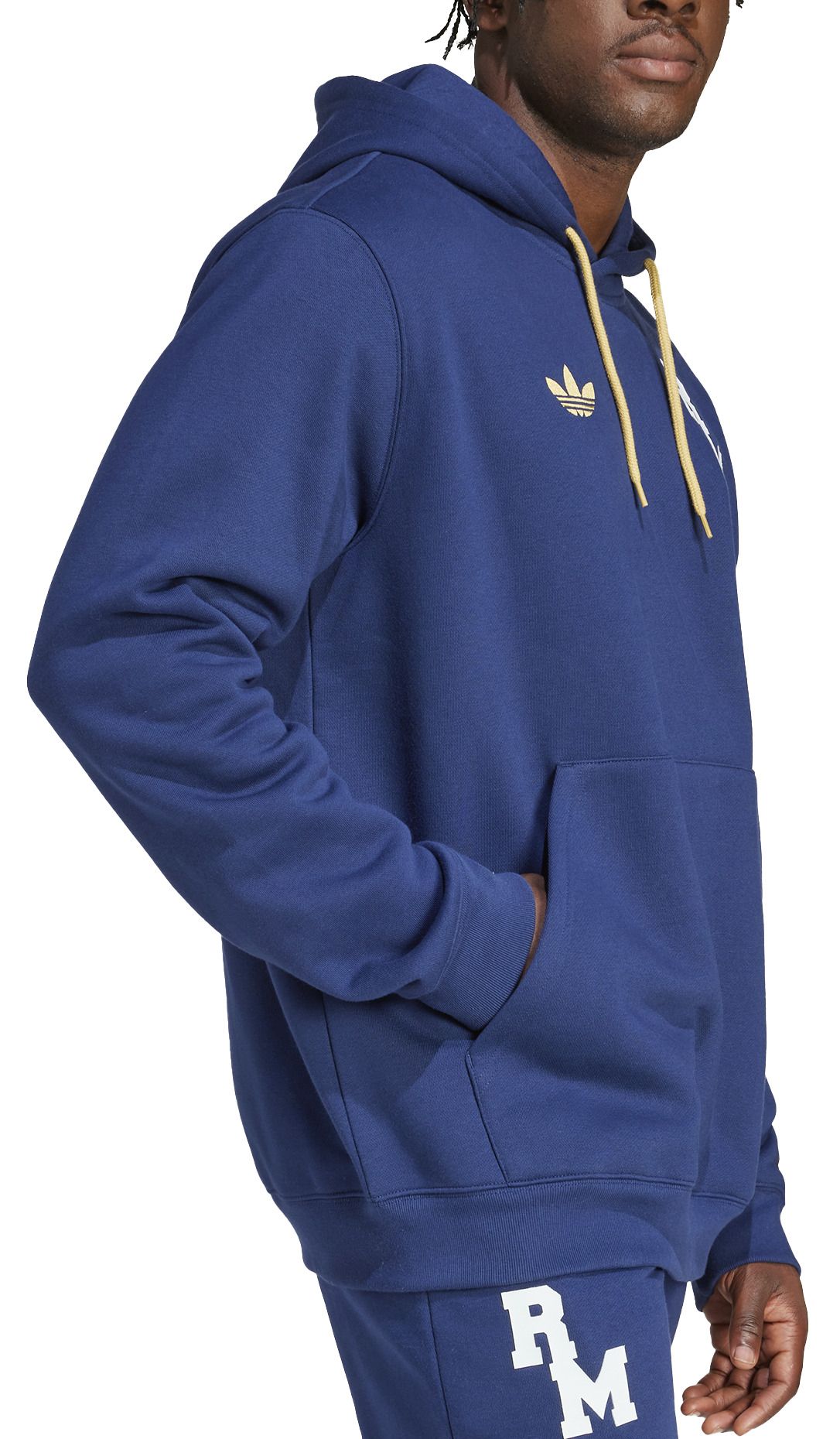 adidas Men's Real Madrid 2024 Navy Hoodie product image