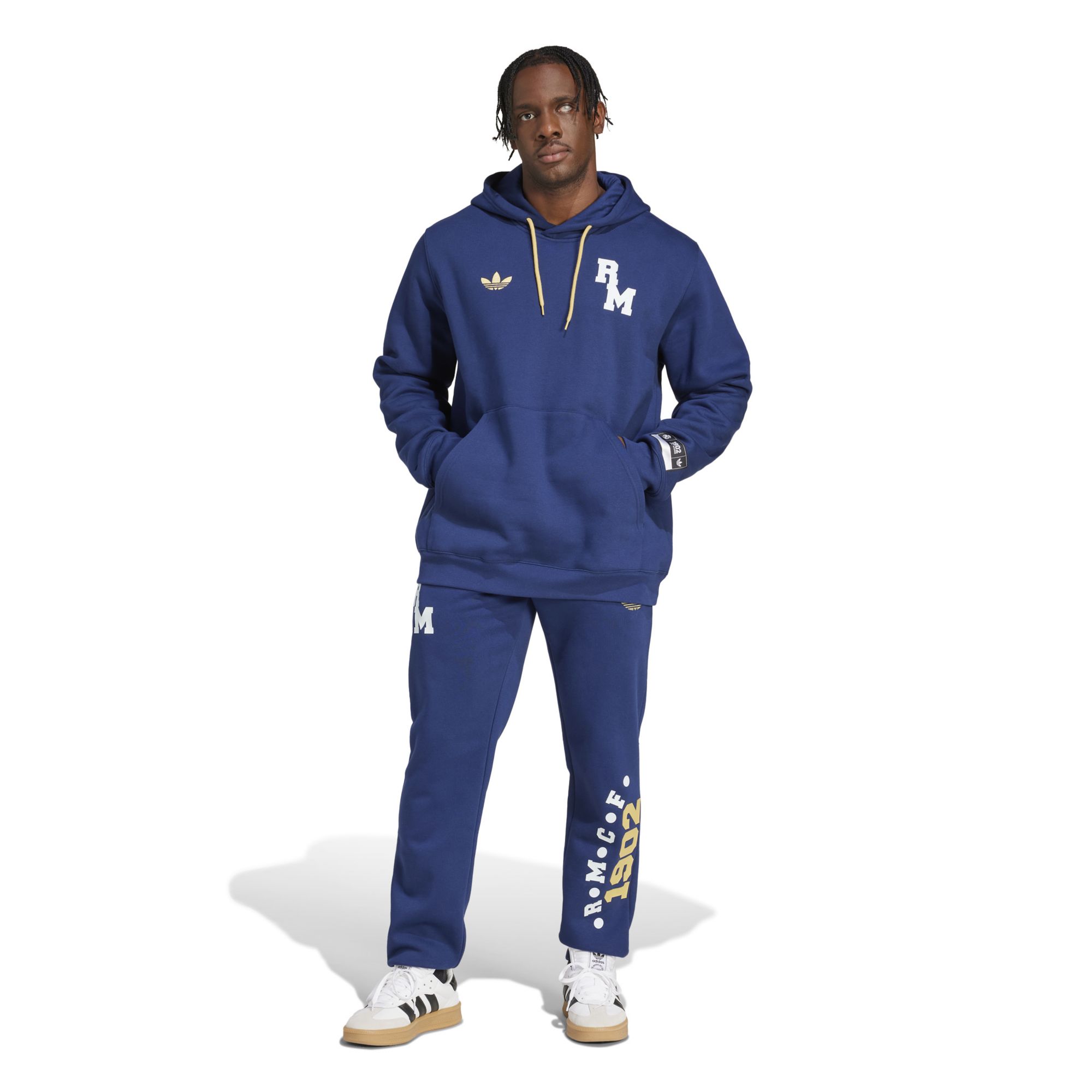 adidas Men's Real Madrid 2024 Navy Hoodie product image