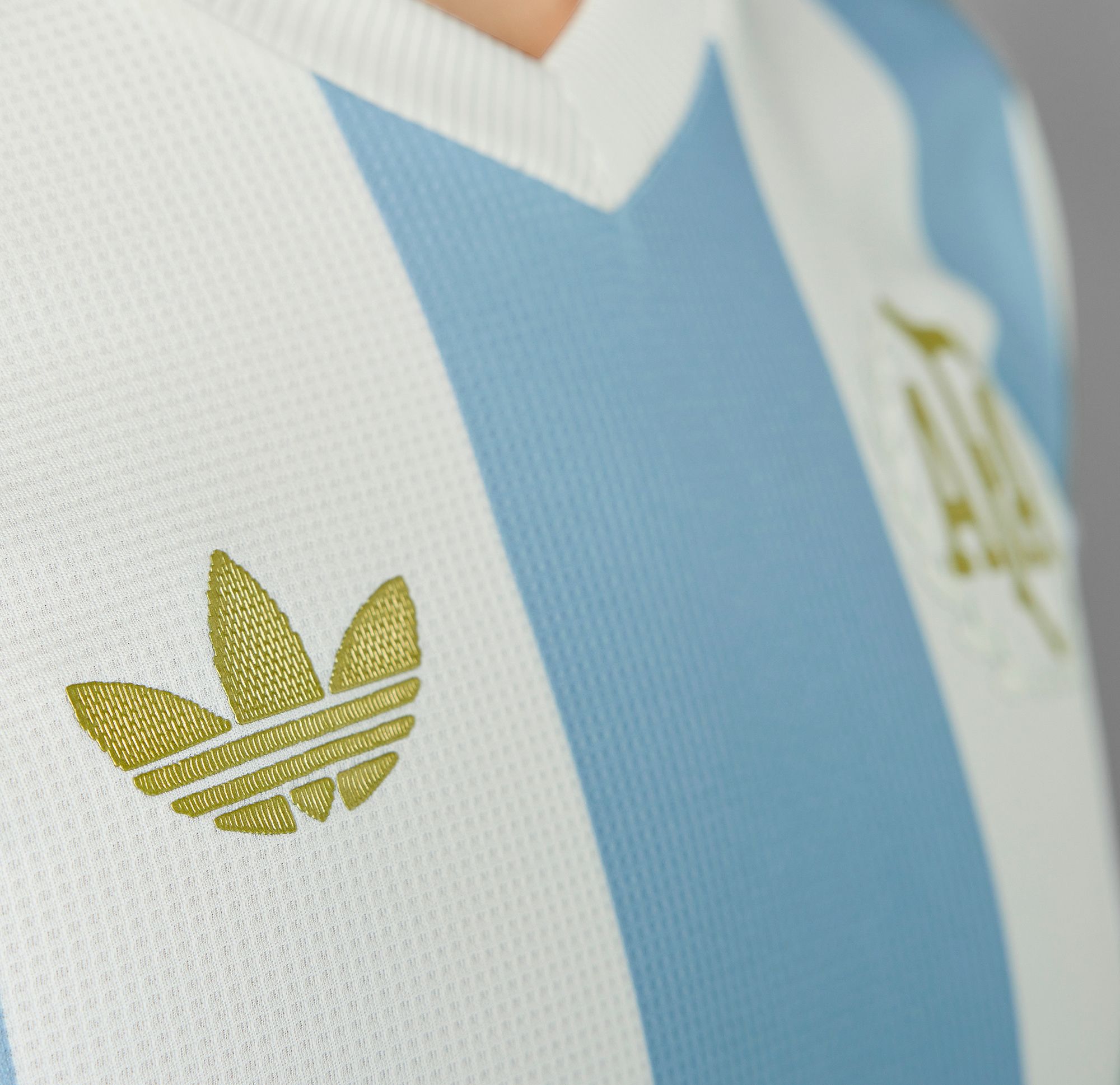 adidas Adult Argentina 50th Anniversary Light Blue Replica Jersey product image