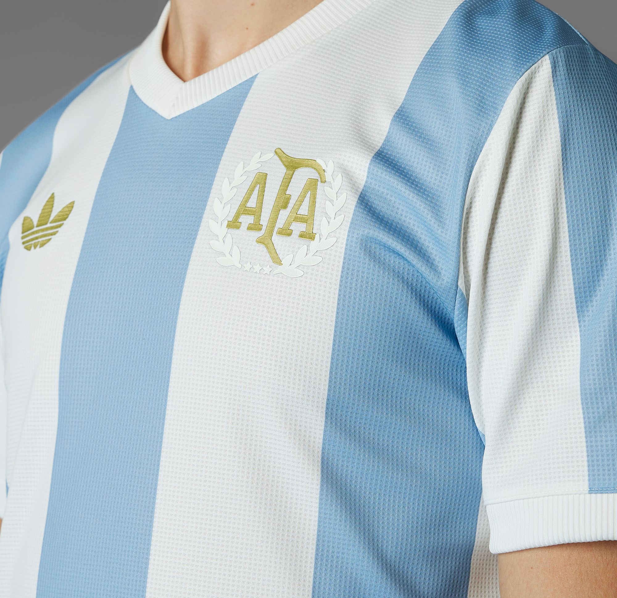 adidas Adult Argentina 50th Anniversary Light Blue Replica Jersey product image