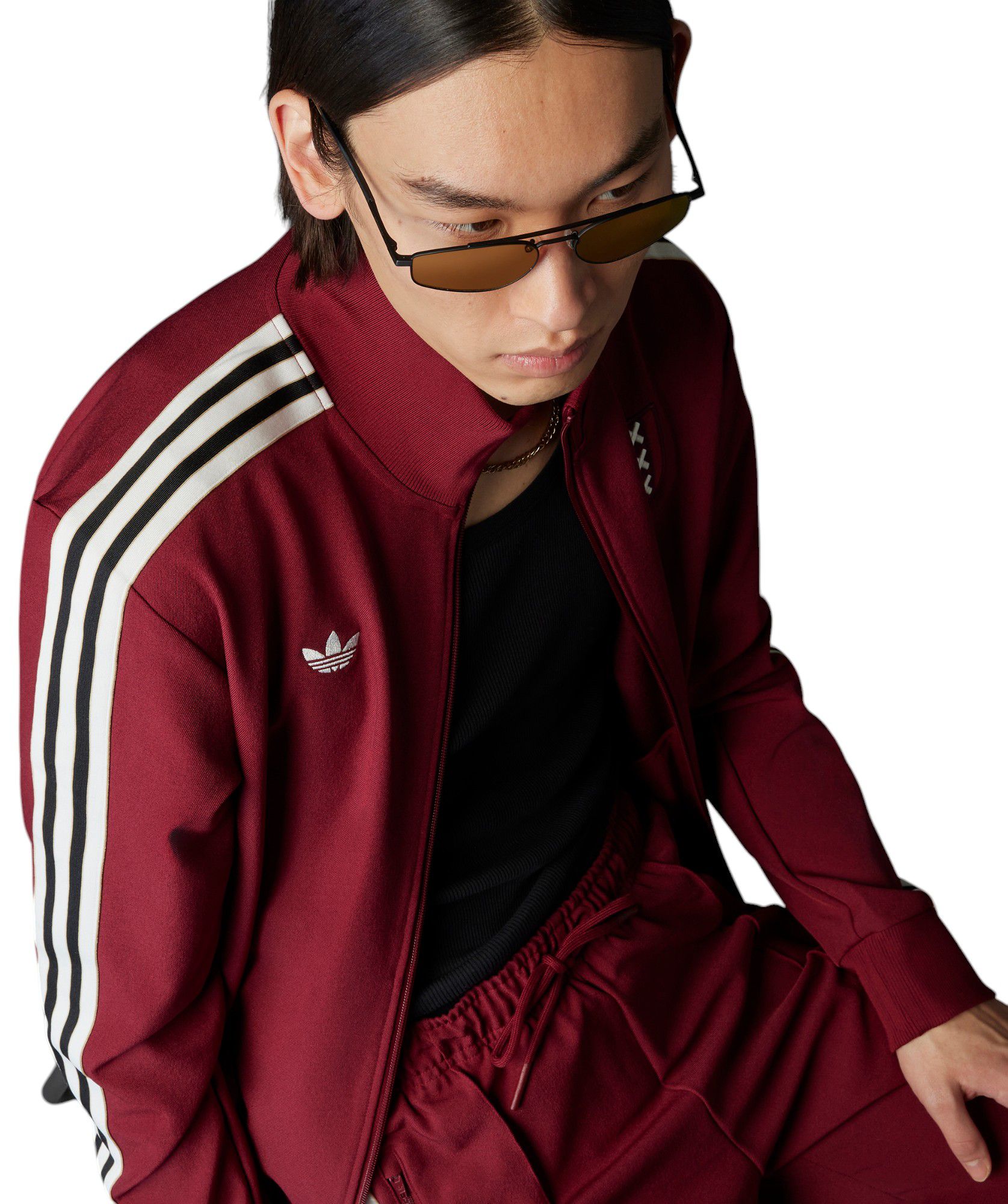 adidas Adult Ajax Amsterdam 2024-25 125th Anniversary Red Track Jacket product image