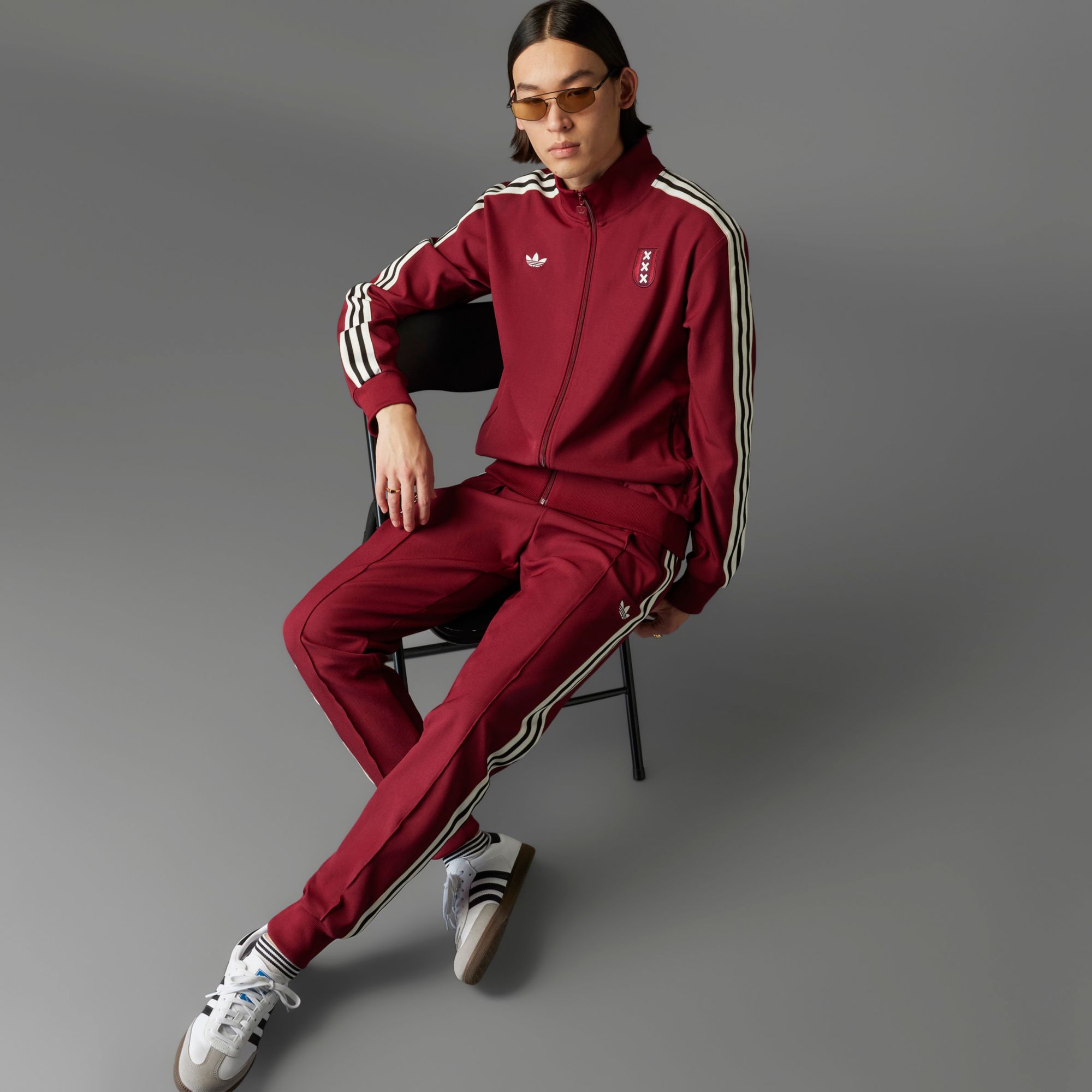 adidas Adult Ajax Amsterdam 2024-25 125th Anniversary Red Track